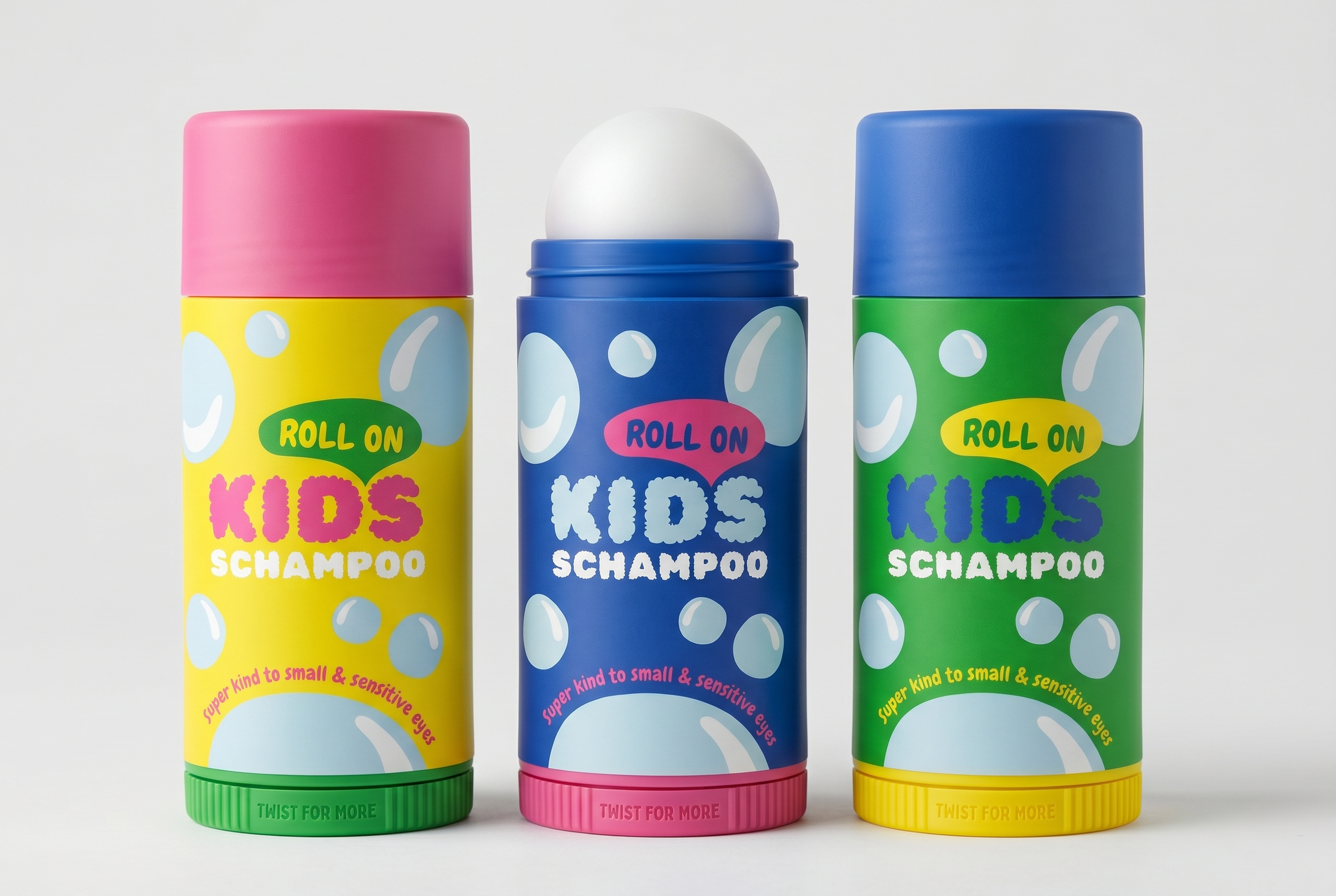 FIKTIVT PROJEKT MELLAN UPPDRAG: Sccch...ampoo ett tystare schampoo, mindre dräll och färre tårar helt enkelt. Produktidé, design, utförande, AI-generering.