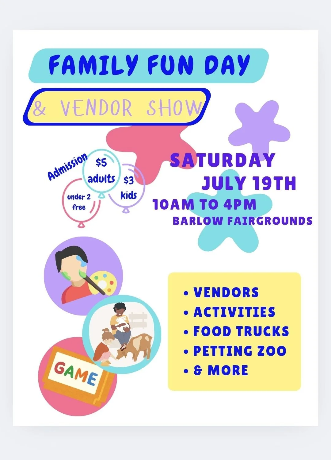 Family Fun Day & Vendor Show