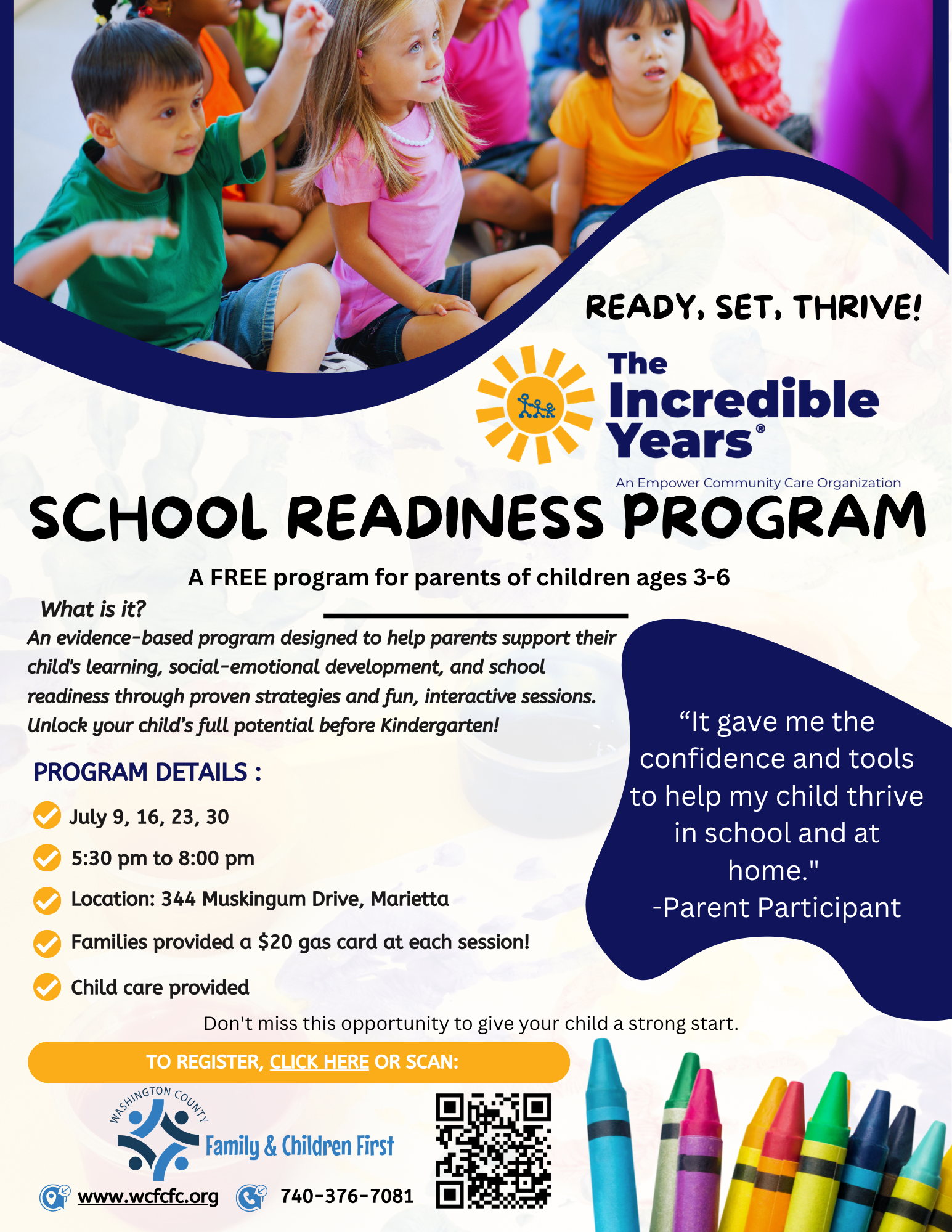 The Incredible Years School Readiness Program