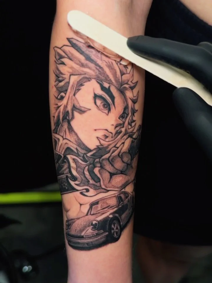 Finishing up packing for Richmond this weekend!
So hyped to finally be part of @anime_ink 😎

I&rsquo;ve got some killer tattoos lined up for the contests &mdash; and plenty of @MadRabbit Repair Gel on hand to keep those fresh pieces cool and calm wh