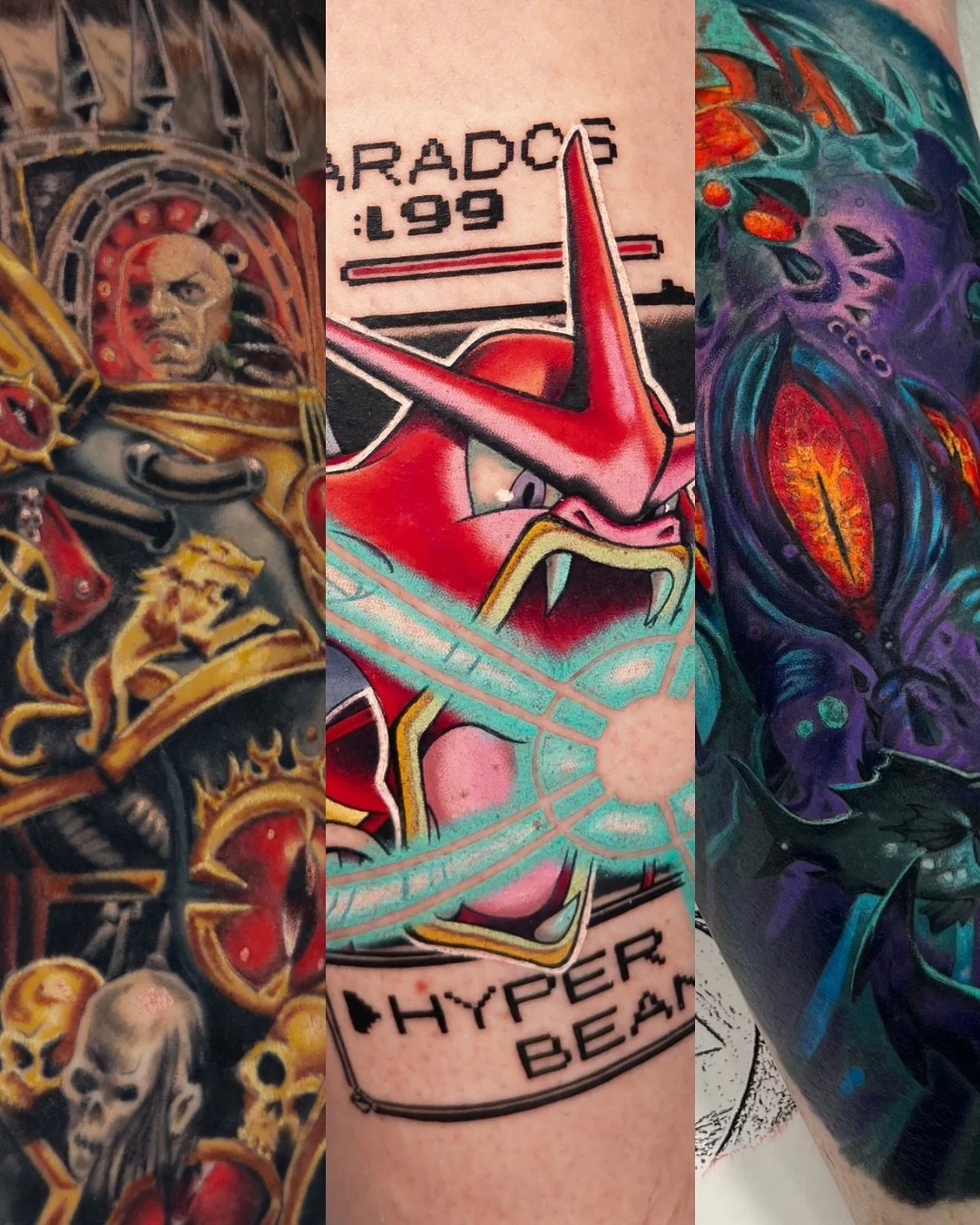 What are you playing right now? 🎮
I&rsquo;ve been deep into @pokemon ZA, and @warcraft still has me in a chokehold after all these years.

I love gaming tattoos because the possibilities are endless.
Every world, and ever character carries their own