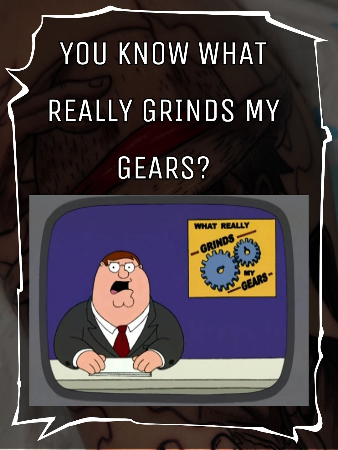 You know what really grinds my gears? 🤨

Seeing a tattoo that&rsquo;s almost awesome&hellip; until you notice Zoro&rsquo;s scar is on the wrong eye or the Hidden Leaf symbol is flipped.

If you&rsquo;re gonna get something from a show you love, thos