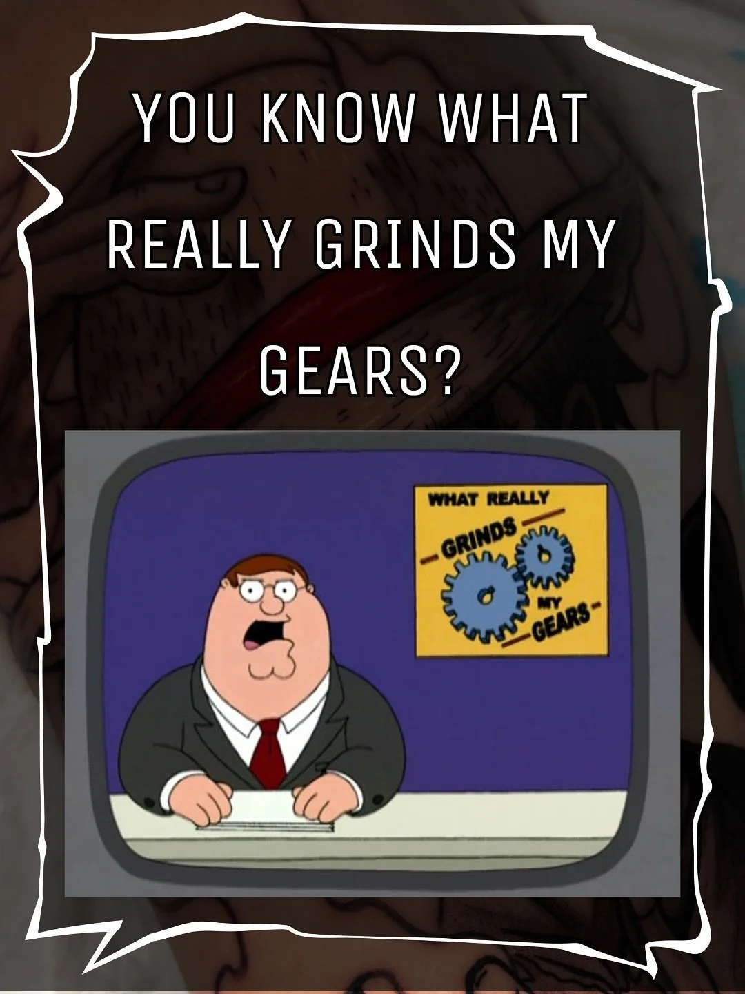 You know what really grinds my gears? 🤨

Seeing a tattoo that&rsquo;s almost awesome&hellip; until you notice Zoro&rsquo;s scar is on the wrong eye or the Hidden Leaf symbol is flipped.

If you&rsquo;re gonna get something from a show you love, thos