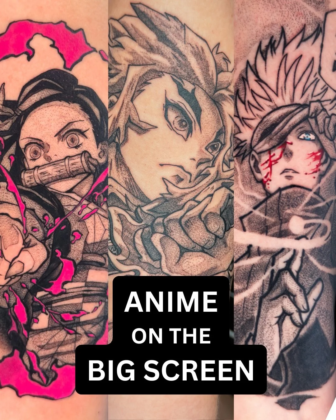 Anime on the big screen 🎬🔥

Between the Infinity Castle movie, the Chainsaw Man movie, and the next JJK film on the way, anime fans are eating pretty good this year.
I haven&rsquo;t made it out to see Infinity Castle or the Reze Arc yet&hellip;😢 b