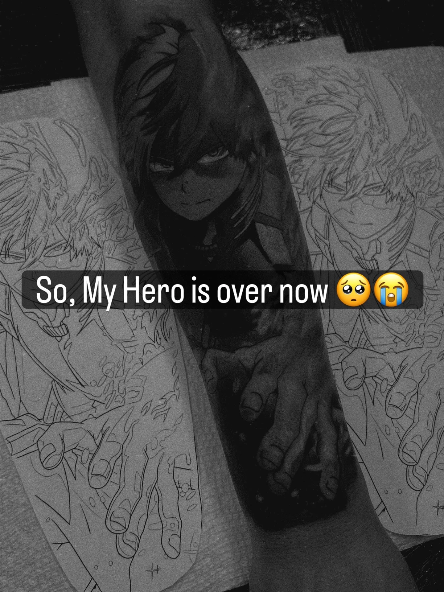 So&hellip; My Hero Academia is officially over 🥺

If I&rsquo;m being honest, I&rsquo;ve got some catching up to do.
Getting past the Gentle Criminal / &ldquo;let&rsquo;s do a concert&rdquo; arc is a bit of a struggle 😵&zwj;💫

That said &mdash; the