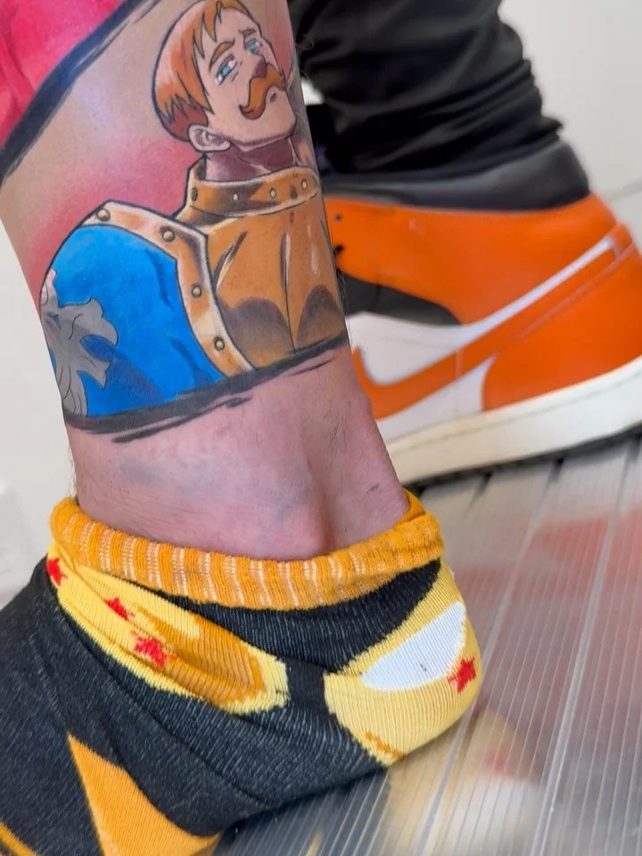 Just three completely overpowered dudes in one panel piece.

Majin Vegeta. Kenpachi. Escanor.

Swipe through for the details.

.
✨ Comment &ldquo;Tattoo Me&rdquo; and I&rsquo;ll DM you the consultation link
.
Made with
@MadRabbit
@Mascot_Cartridges
@