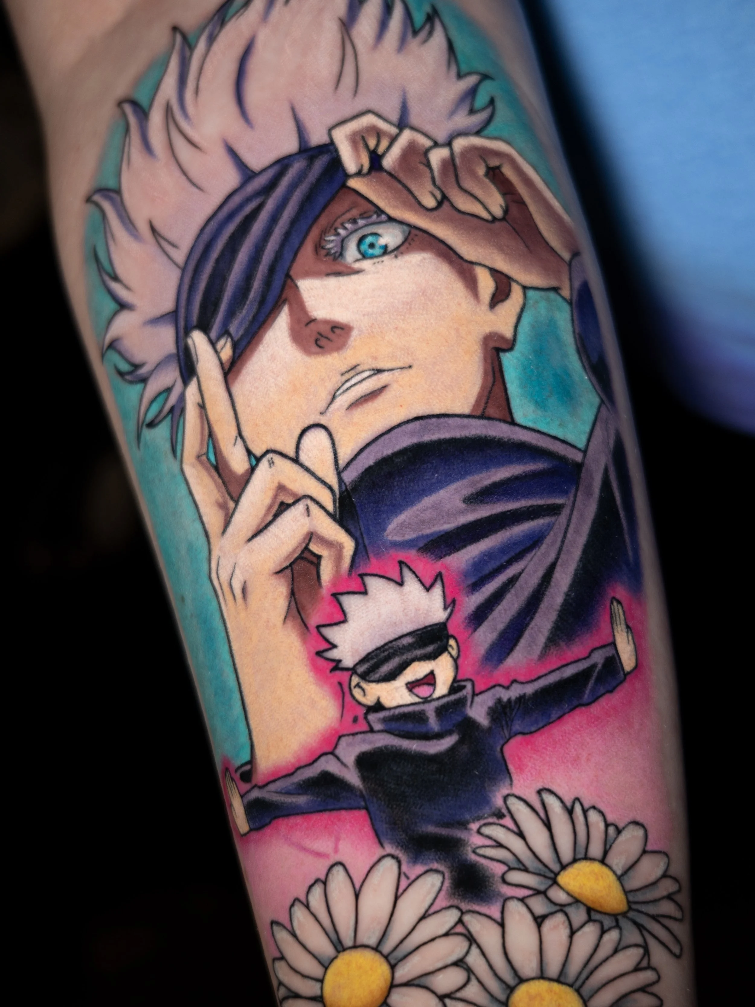 Another one from this year&rsquo;s @toledotattoofestival 👁️

There&rsquo;s definitely a joke somewhere about being &ldquo;second only to Satoru Gojo&rdquo; and getting 2nd place&hellip; but I&rsquo;m too tired to find it right now 😴

Still &mdash; 