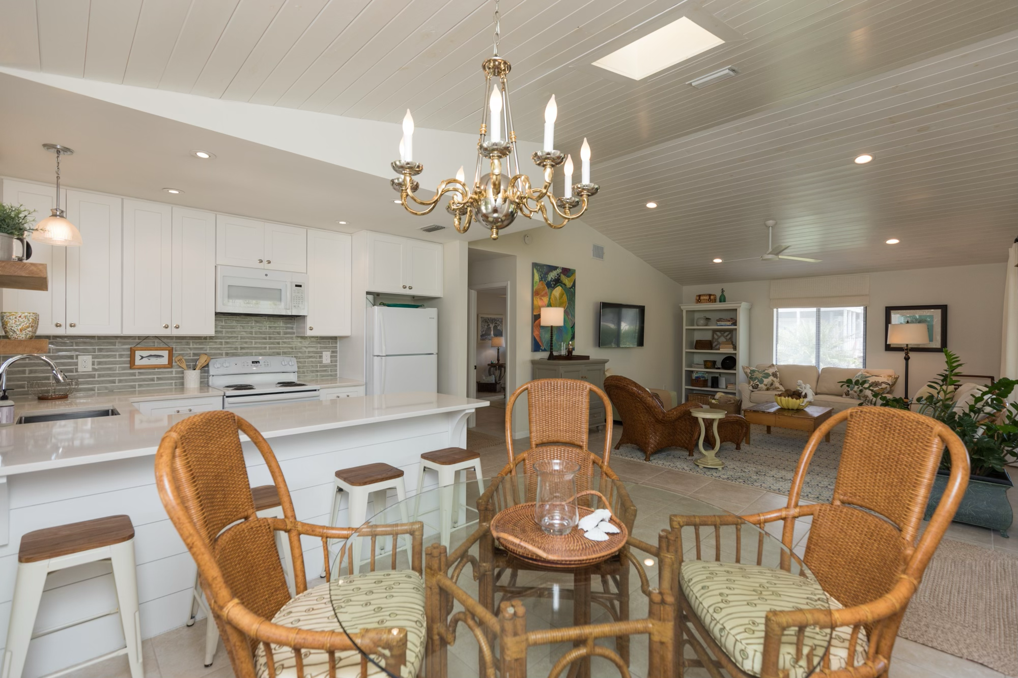 Indoor dining area