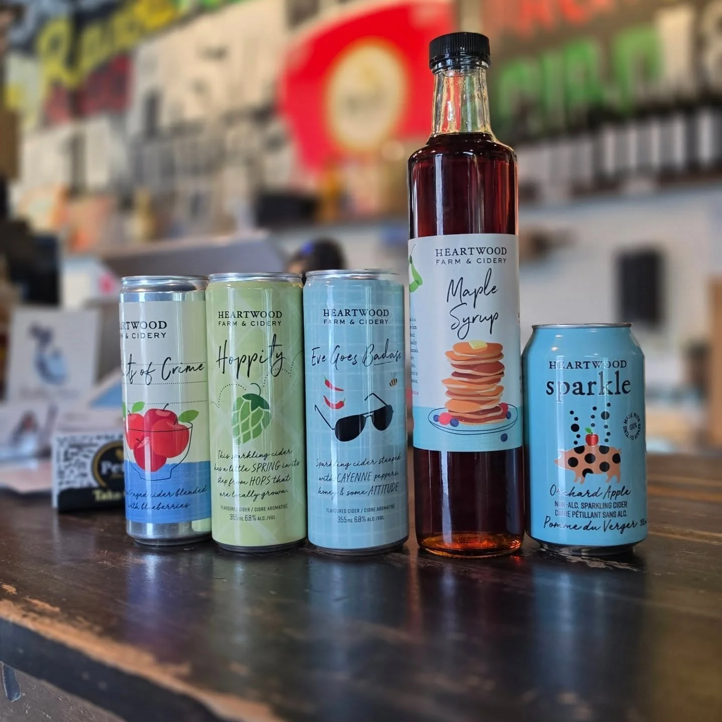 Teaming up with @heartwoodcidery to bring some farm harvested Maple Syrup, Non Alcholic Ciders and Hard Ciders to the Junction.

A family owned and operated farm &amp; cidery in conjunction with a family owned and operated pasta shop is what shopping
