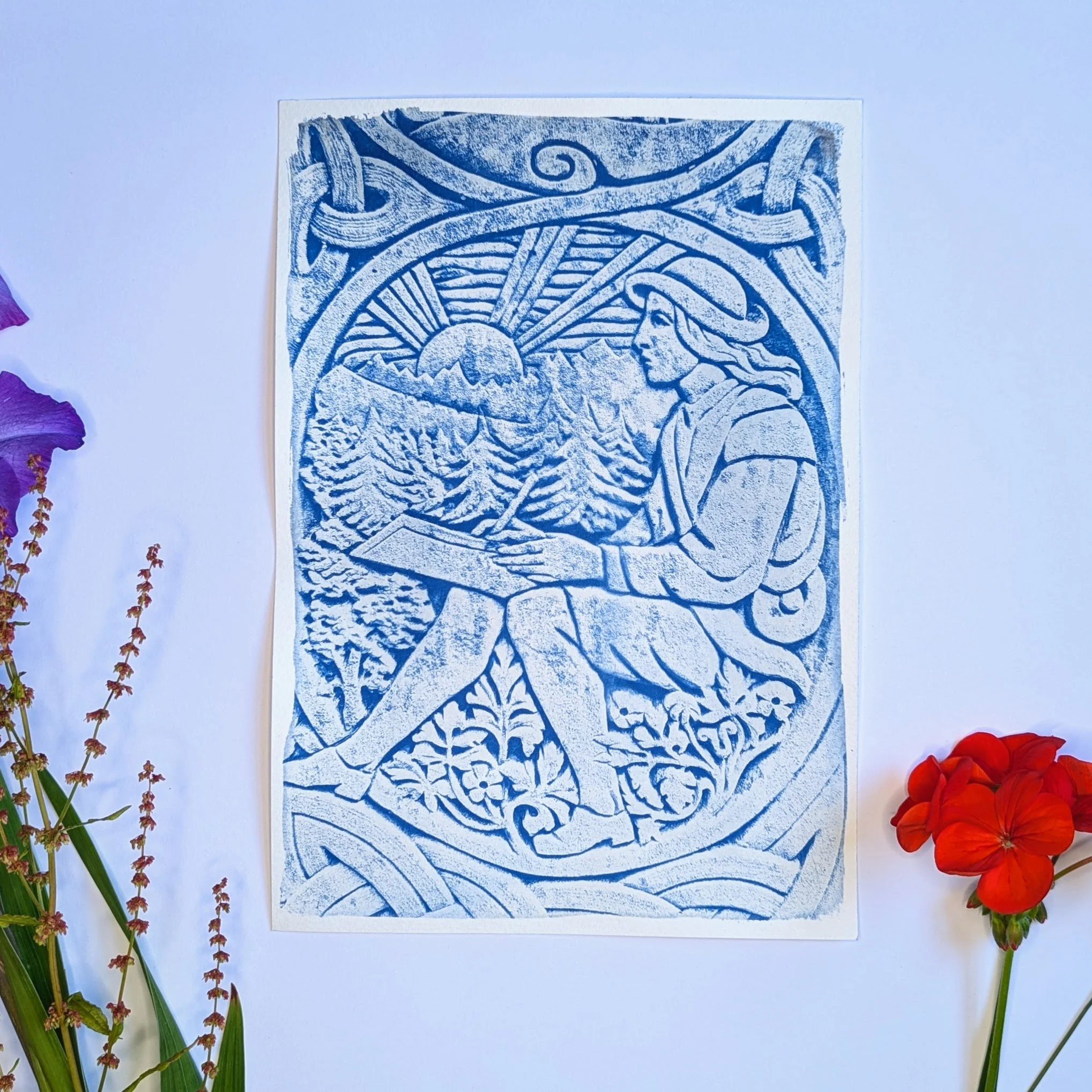 Ruskin Modern Painters Cyanotype Flatlay.jpg