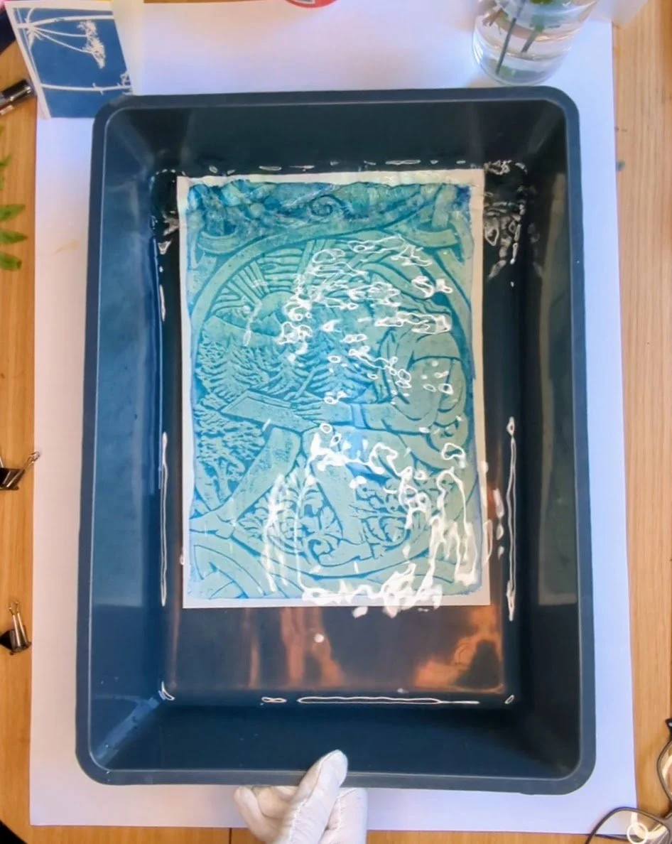 Printing the Rusking Modern Painters Cyanotype.jpg