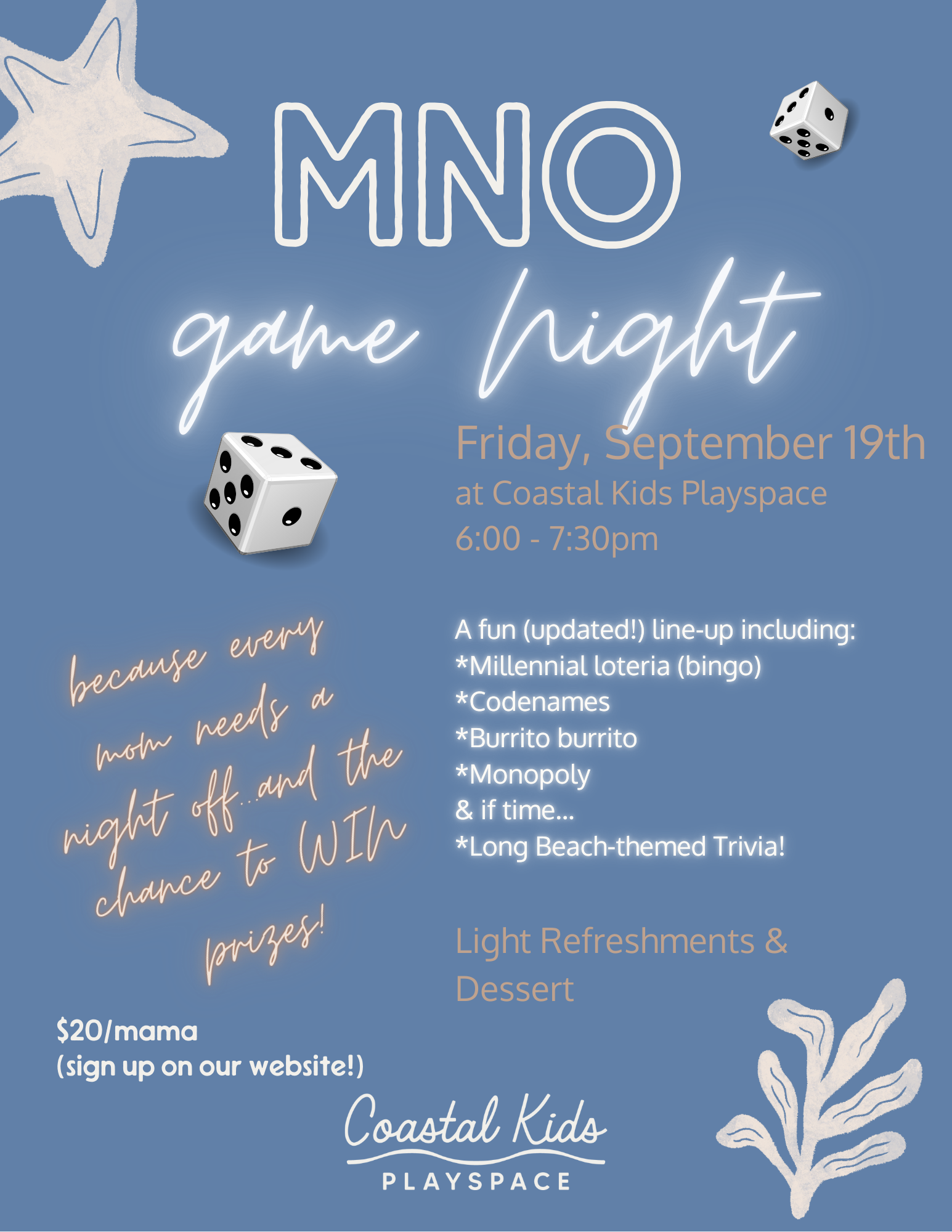 Mom's Night Out - Game Night!