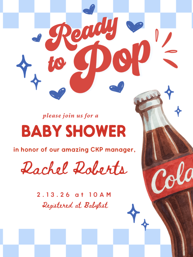 Baby Shower for Manager, Miss Rachel!