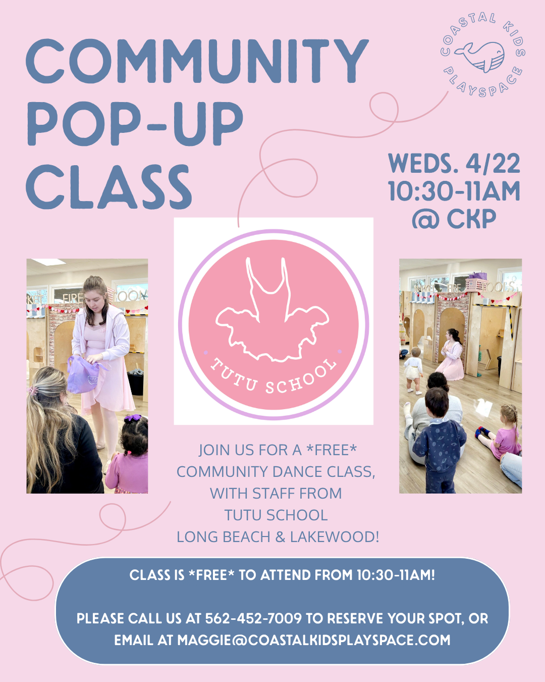 Tutu School Community POP-UP Class!