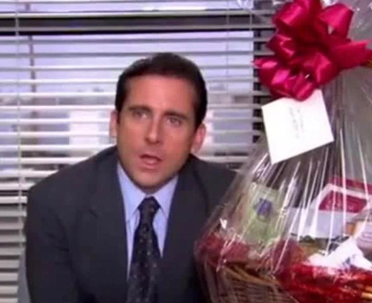 Michael Scott from The Office, used as a case study for digital transformation and the balance between technology and human customer service by Project Manager Virginia Ragni.