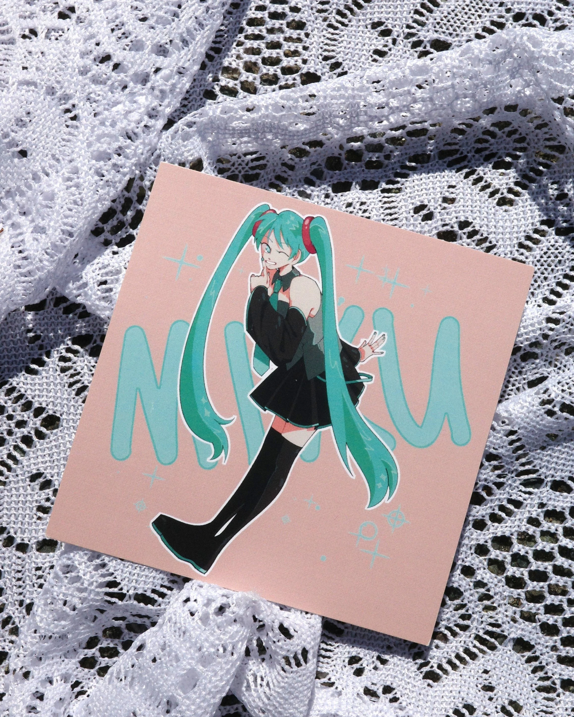[Vocaloid] Miku Square Mini Print 4x4