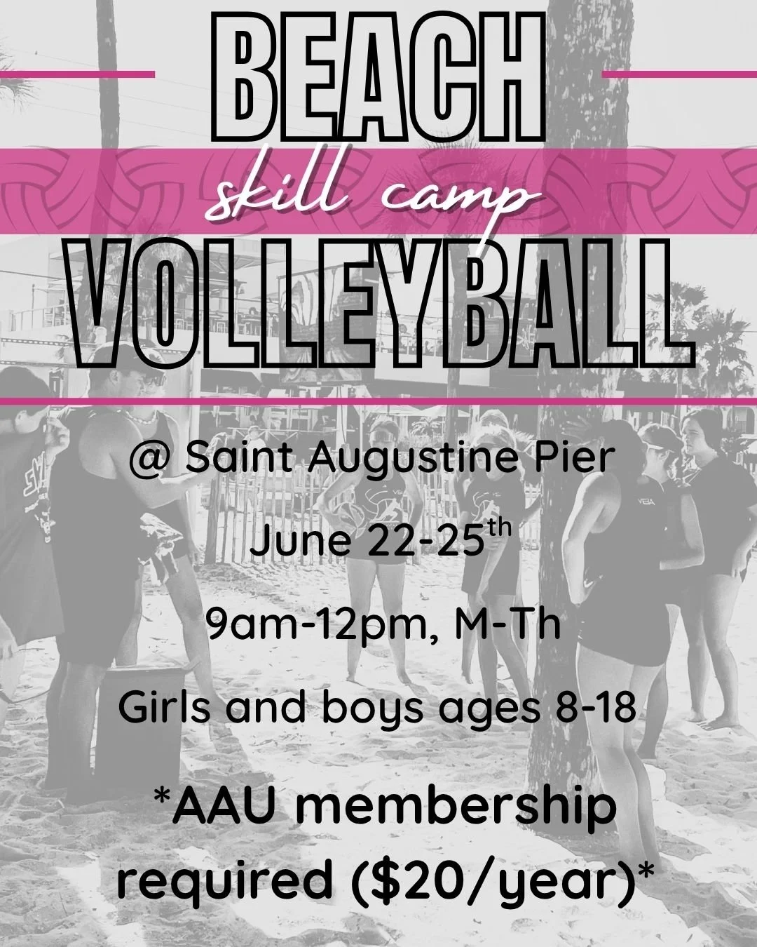 Beach Volleyball Skills Camp