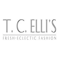 T.C. Elli's logo with the tagline 'Fresh Eclectic Fashion' in simple black font.
