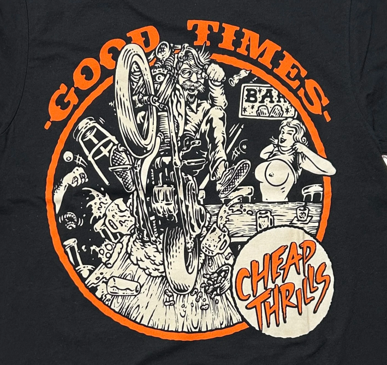 Cheap Thrills Wheelie Bar Tee