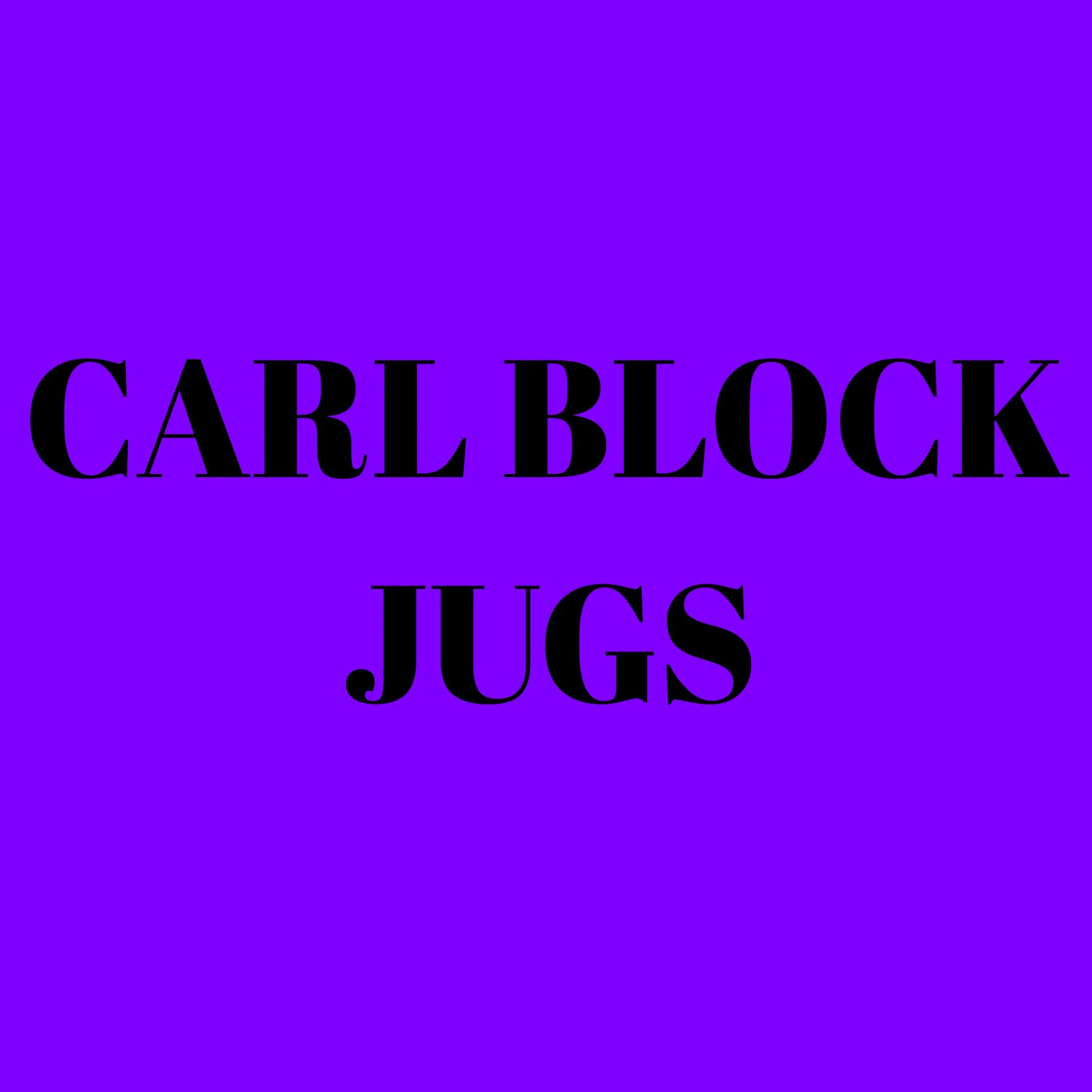 Carl Block Jugs