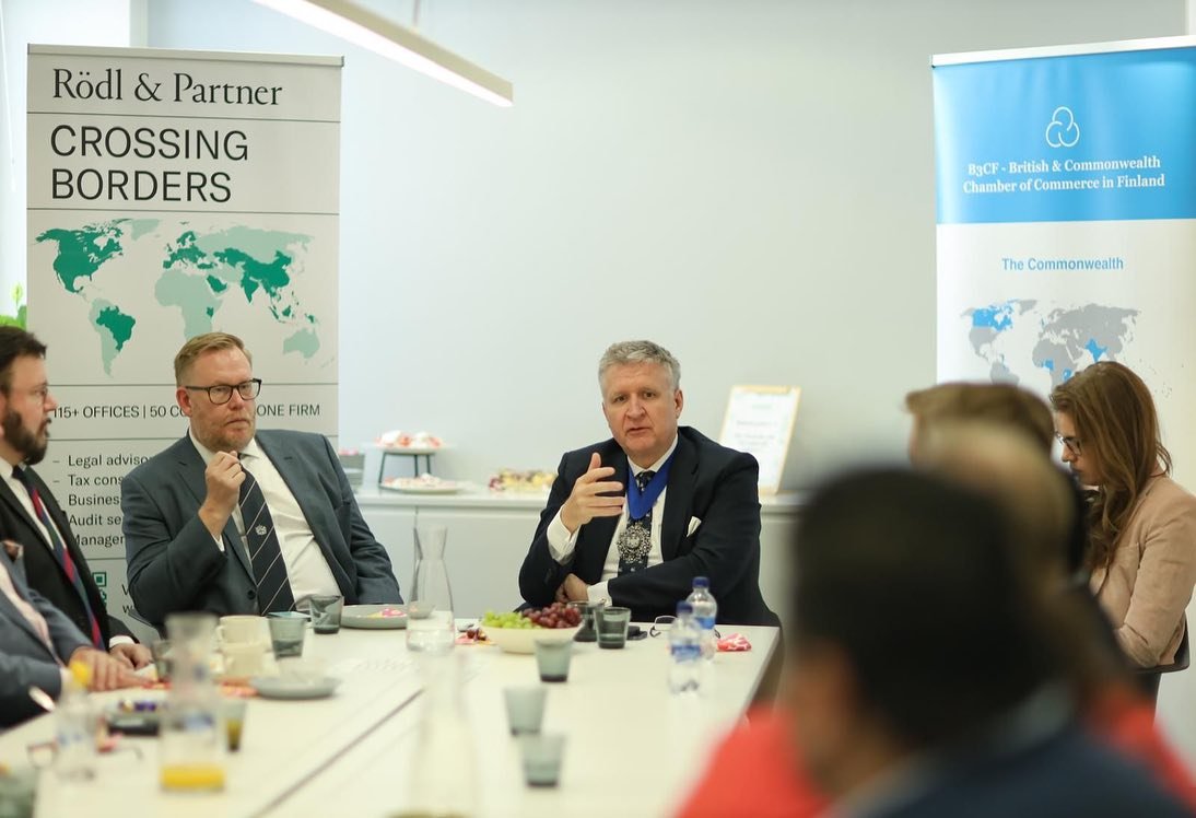 A fantastic recent visit to Finland. Kickstarted at an event run by the British &amp; Commonwealth Chamber of Commerce in Finland in collaboration with Lisa Vainikainen, Billn&auml;s G&aring;rd and their patrons.  Discussions centred on my mayoral th