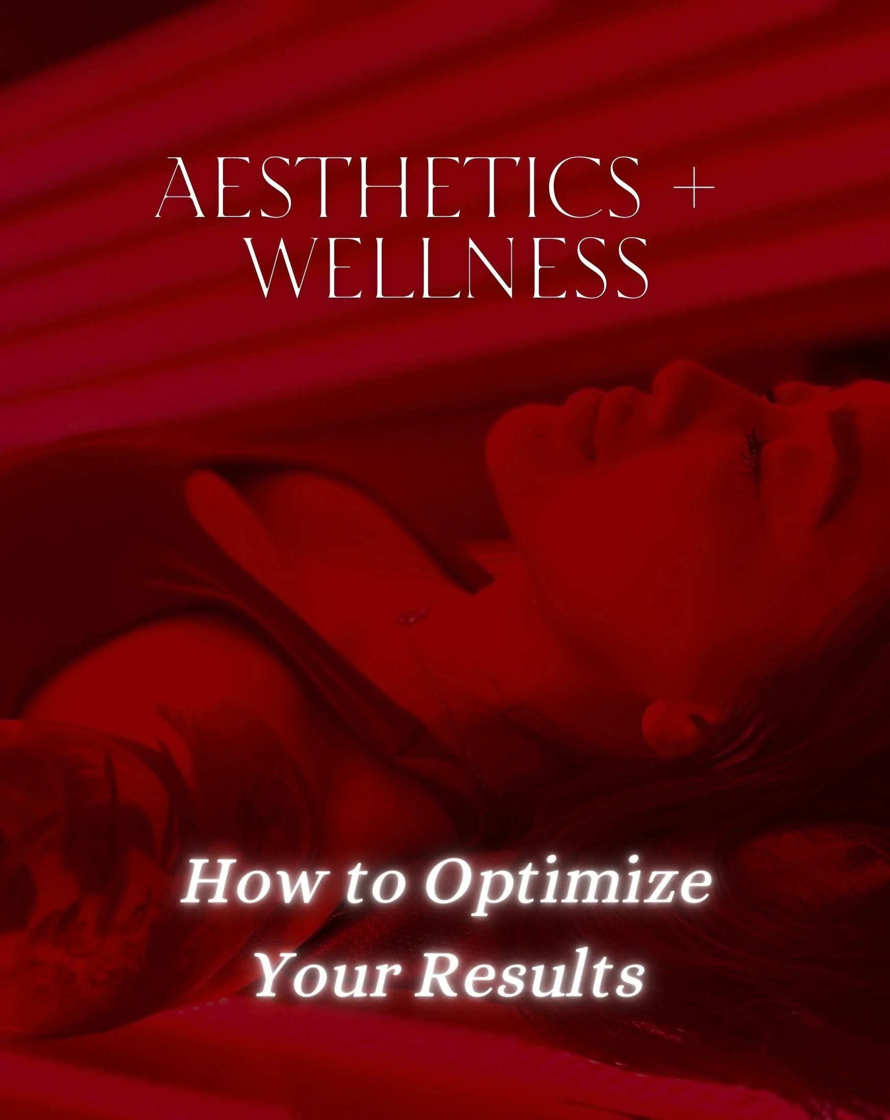 How to optimize your aesthetic results  with wellness✨

&bull;Red light after treatments - significantly speeds up recovery! 

&bull;Hyperbaric chamber before fillers, Sculptra, &amp; PRF - better oxygenation, decreased swelling &amp; bruising

&bull