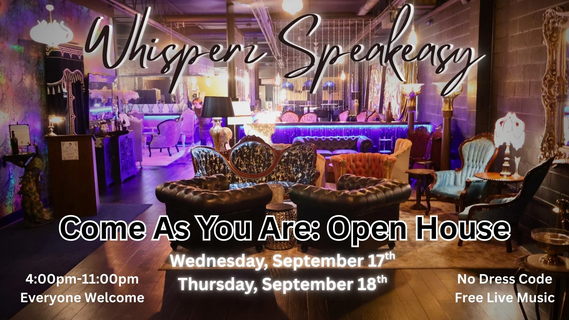 Open House: Come As You Are
