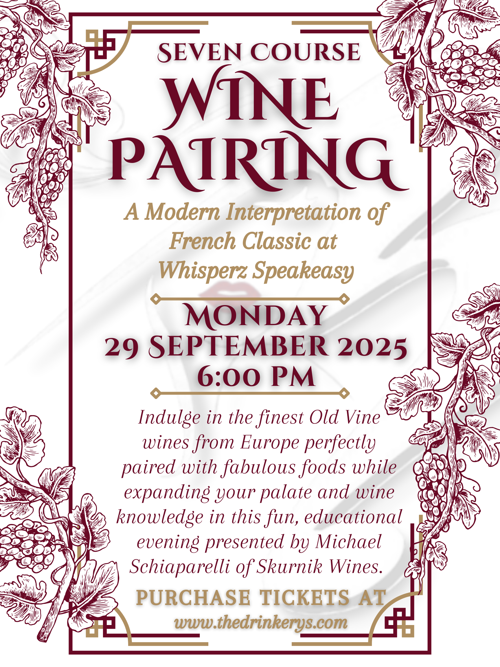 Seven Course Wine Pairing