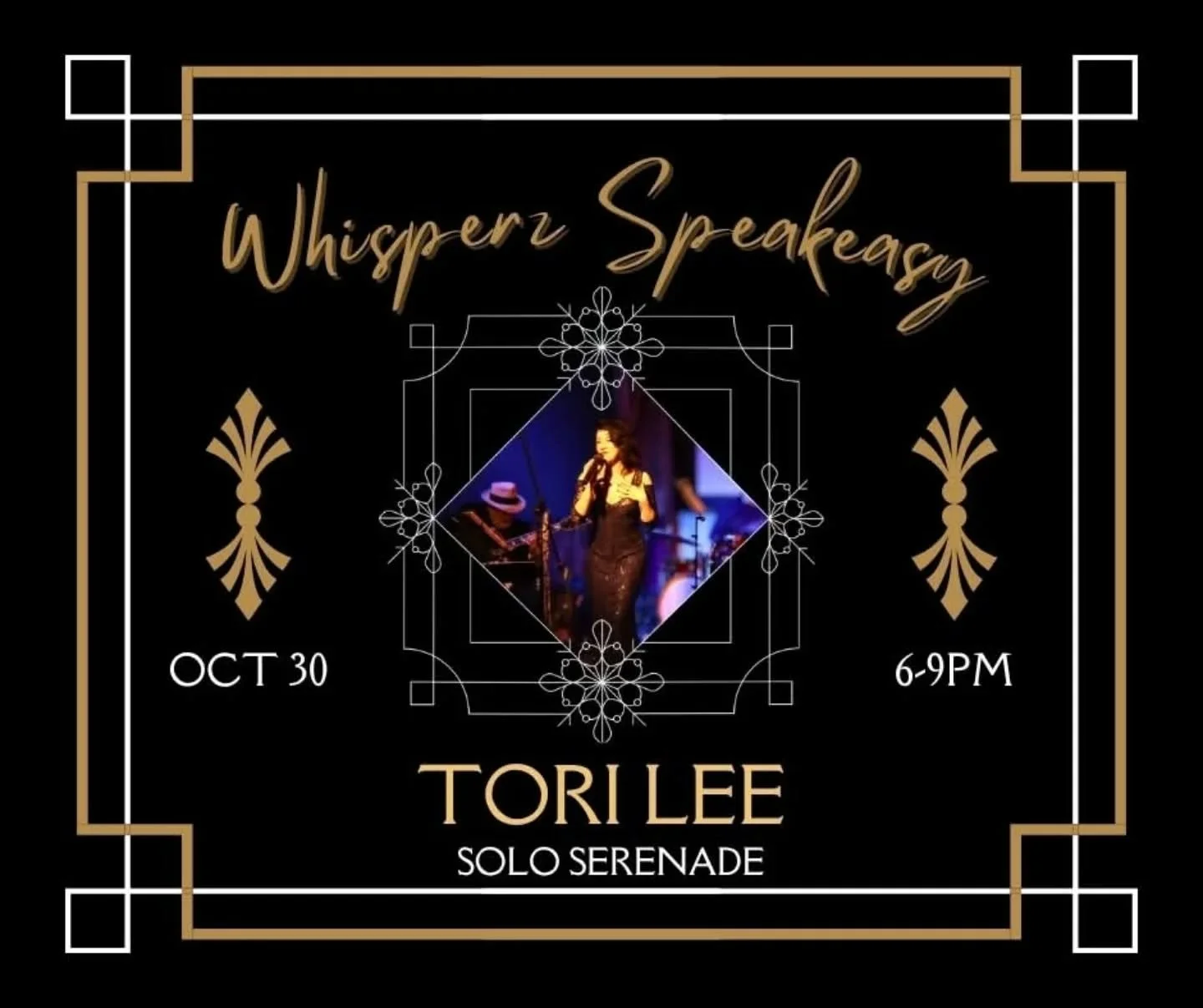 ▪▪ Our free & fabulous live music line up continues at Whisperz Speakeasy with Lee McKinney Trio Tuesday night, Danny Voris Wednsday night, and the lovely Ms. Tori Lee on Thursday night!!! Friday and Saturday night we welcome the Deron Bell Band