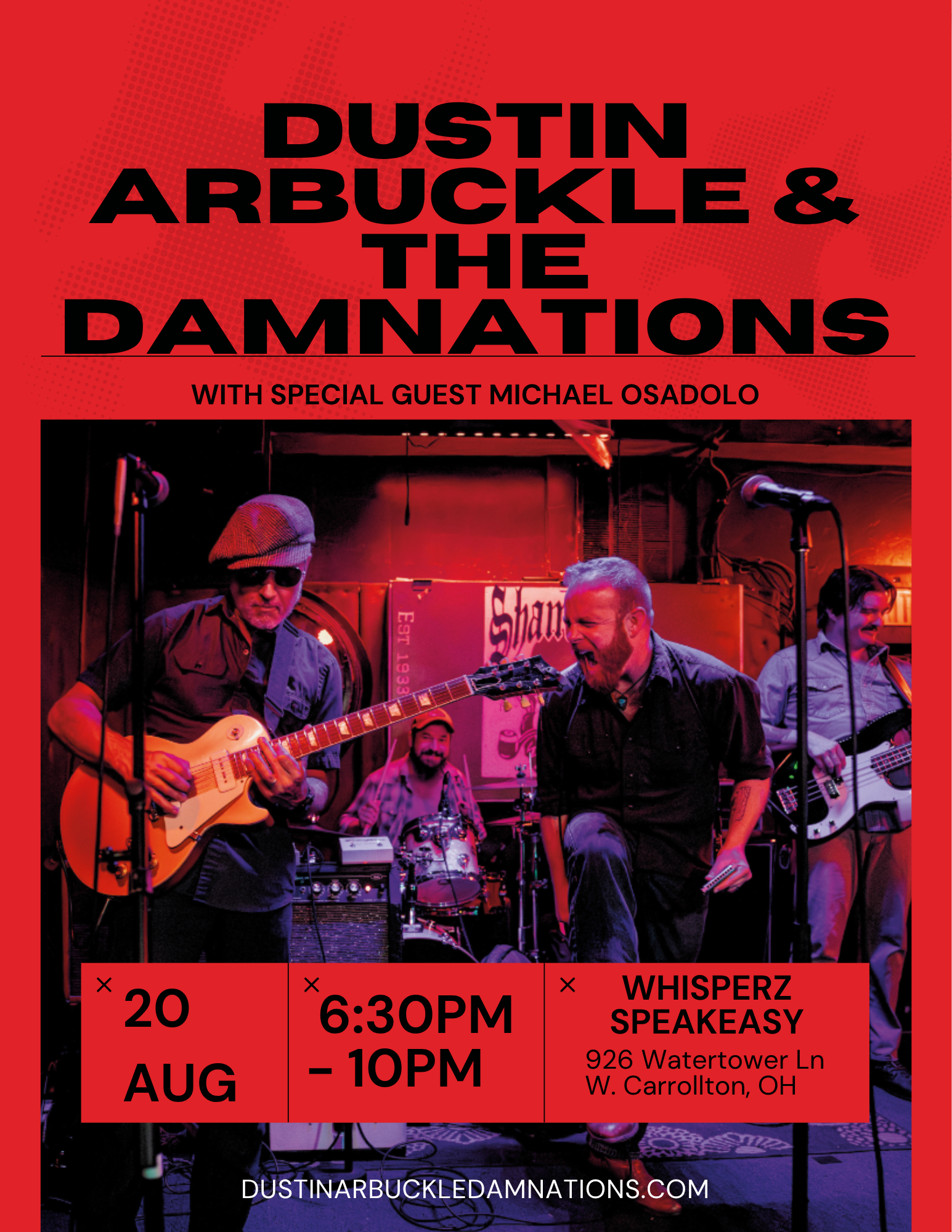 Dual Performance: Michael Osadolo + Dustin Arbuckle &amp; The Damnations
