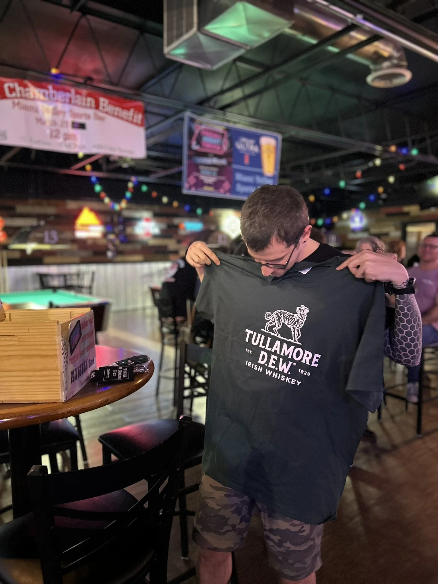 Trivia prizes for the winners every Friday night at MVSB