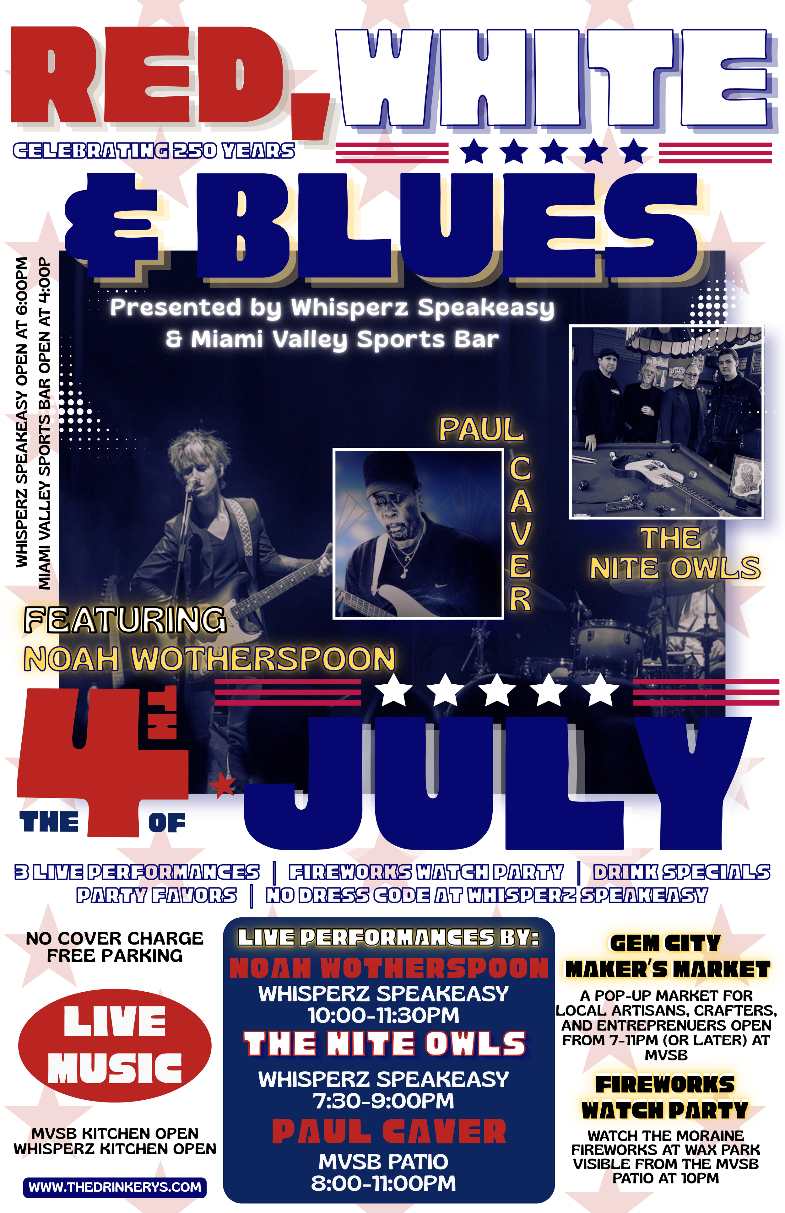 Miami Valley Sports Bar open on July 4 for Red, White & Blues celebration