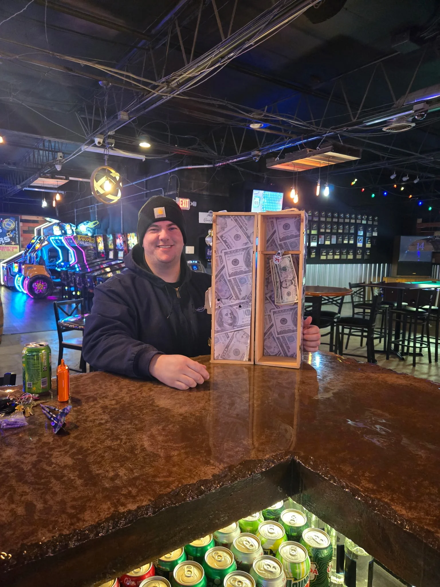 Cash prize winners at Miami Valley Sports Bar