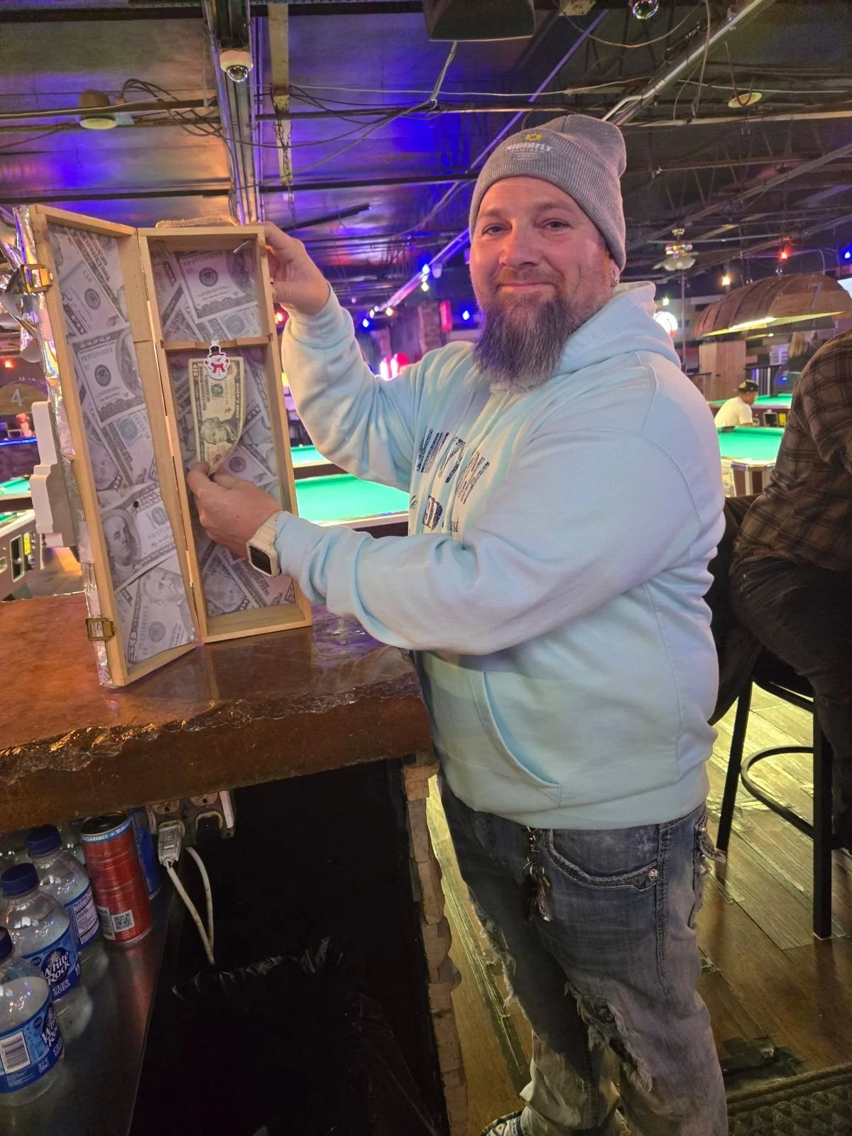 Cash prize winners at Miami Valley Sports Bar