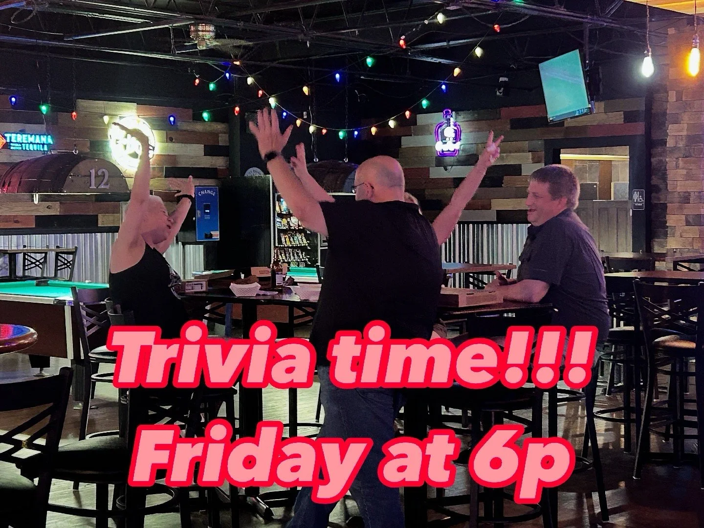 Trivia every Friday night at 6pm at MVSB