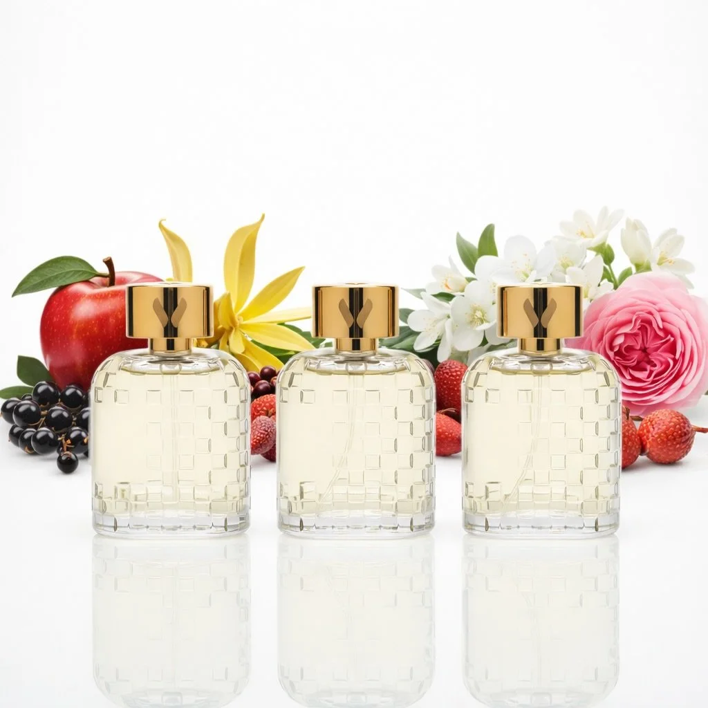 🍎 Pomme rouge juteuse.
&hearts;️ Litchi lumineux.
🫐 Cassis vibrant.
🌼 Ylang solaire.
🍋&zwj;🟩 Bergamote rafra&icirc;chissante&hellip;. 

✨10 essences r&eacute;unies dans un flacon pour un r&eacute;confort ultime. 
Jasmin et rose de Damas, envelop