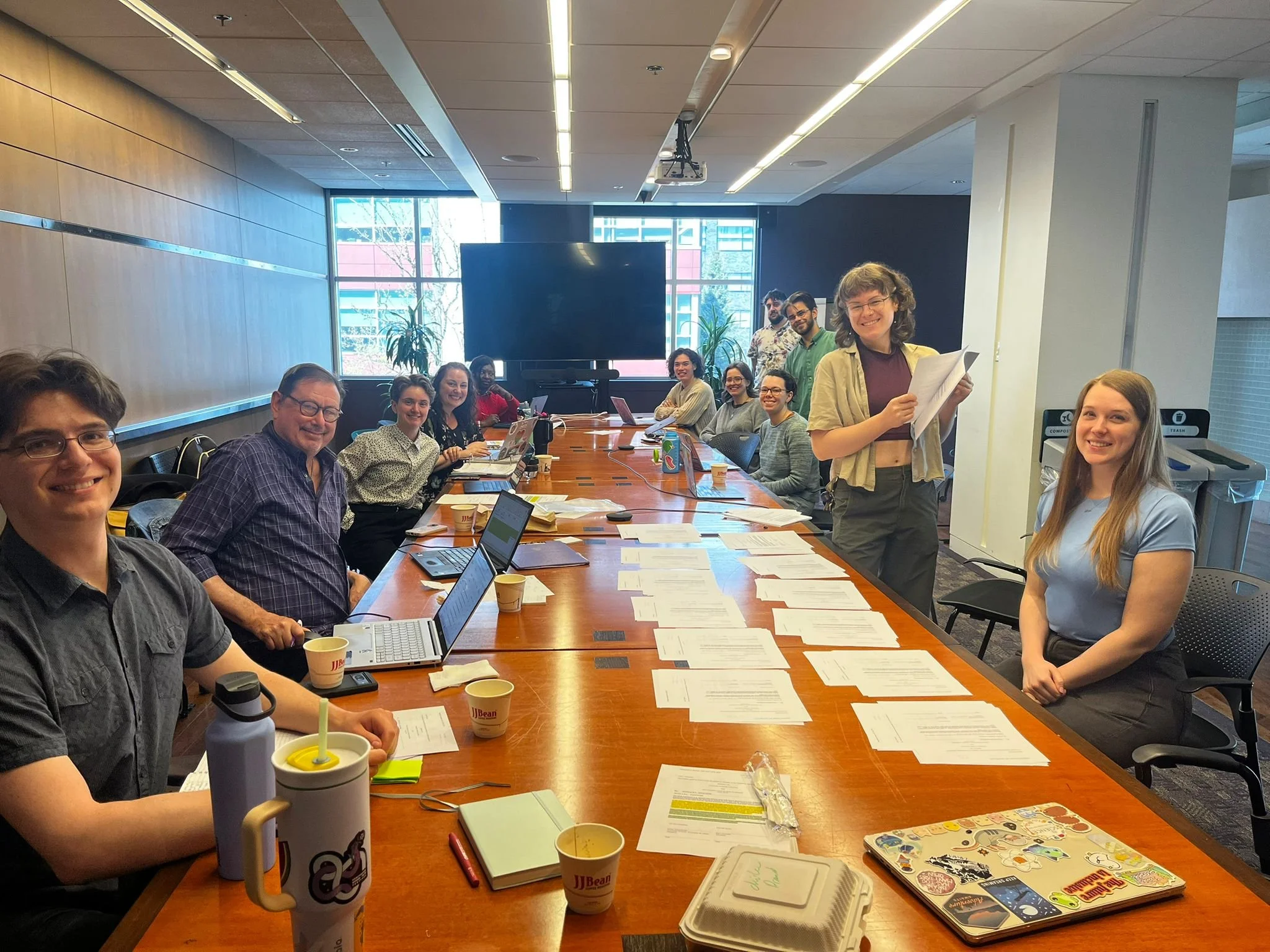 First day of monetary bargaining; stalled out on class sizes and TA training