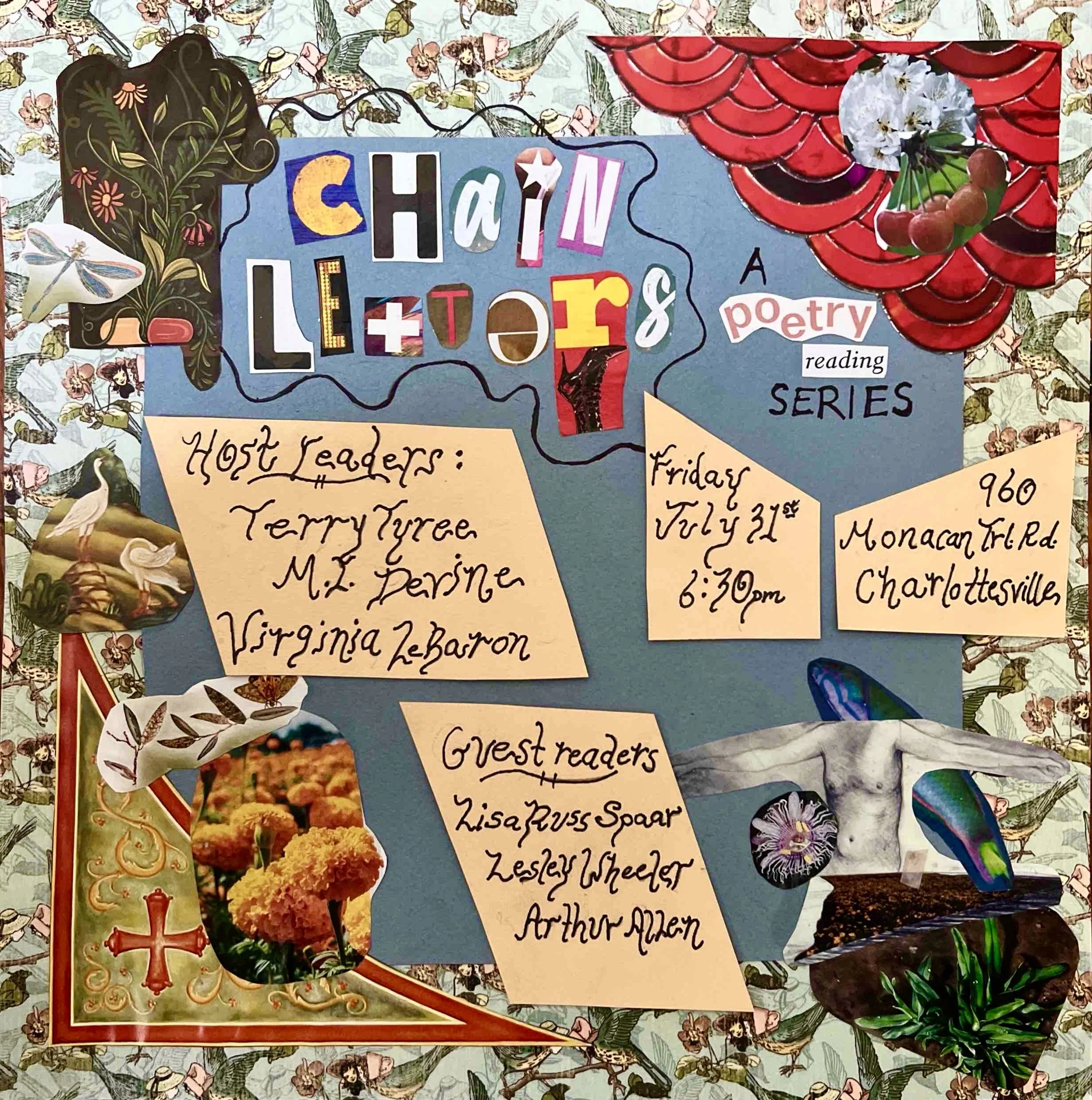 Reading: Chain Letters Poetry Reading Series
