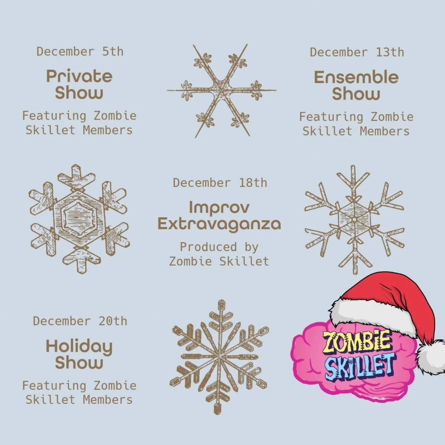 ⛄️ Think of us as your emotional support comedians for the holiday season; except we're probably more dysfunctional than your actual family.