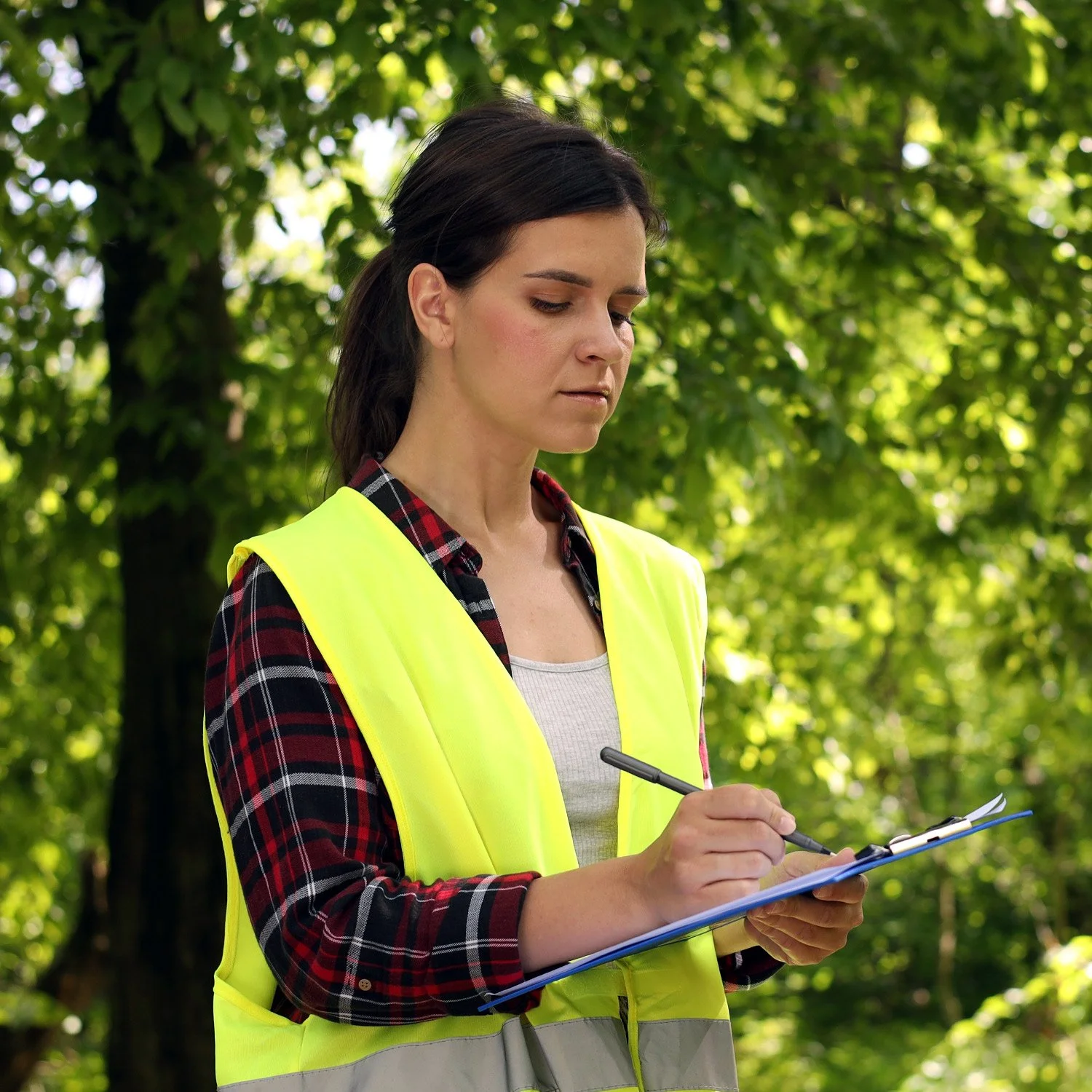 active member working clipboard