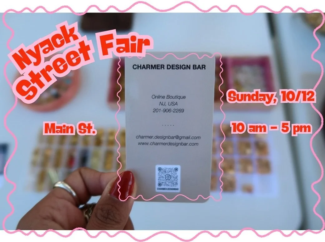 we just found your Sunday plans 💖🌷👙🎀

come hangout with us in Nyack! there will be a ton of good food &amp; cool vendors to check out

&lsquo;&lsquo;tis the season of market after market ! 🥂

#nyack #streetfair #art #customized #personalized