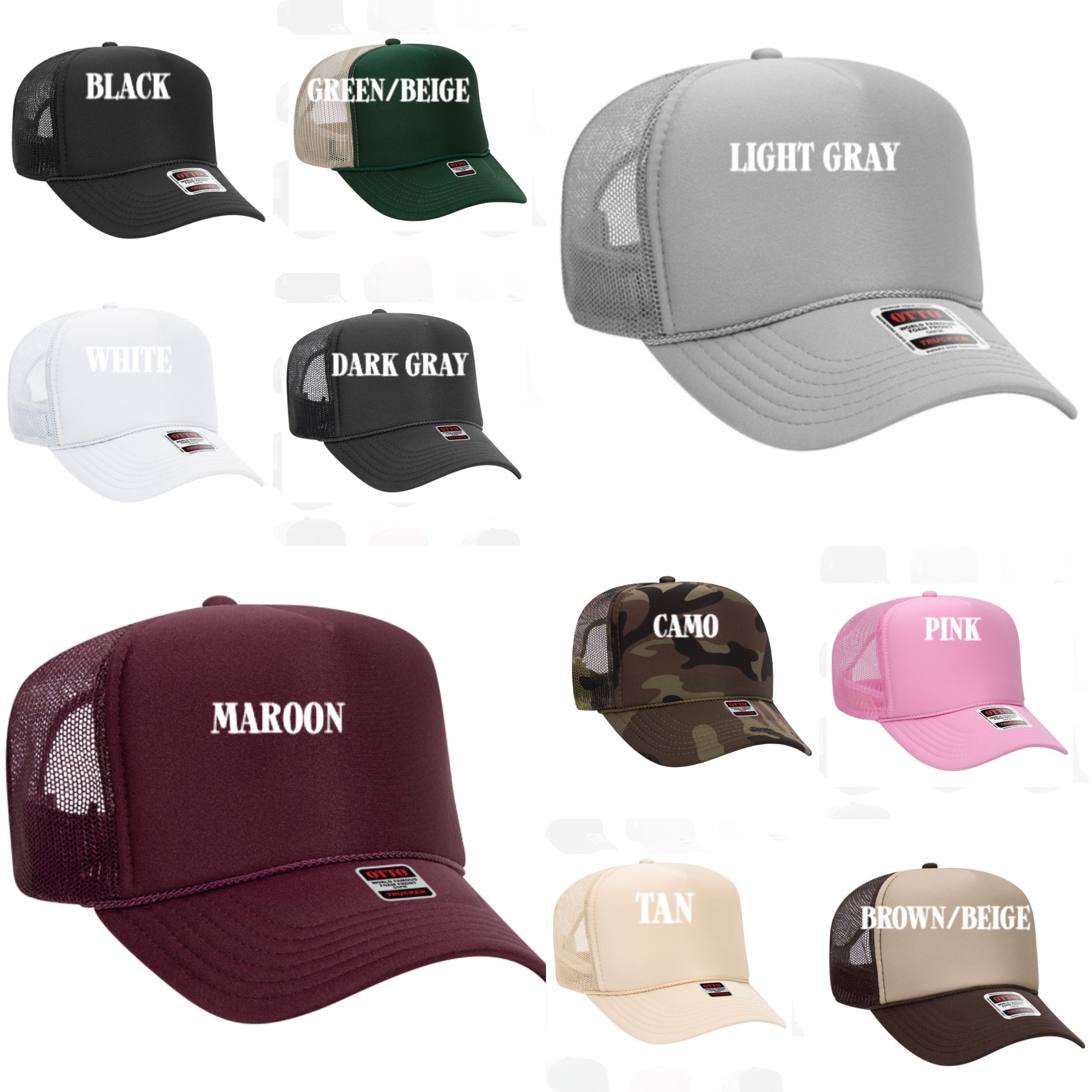 Custom Trucker Hat - charmer design bar
