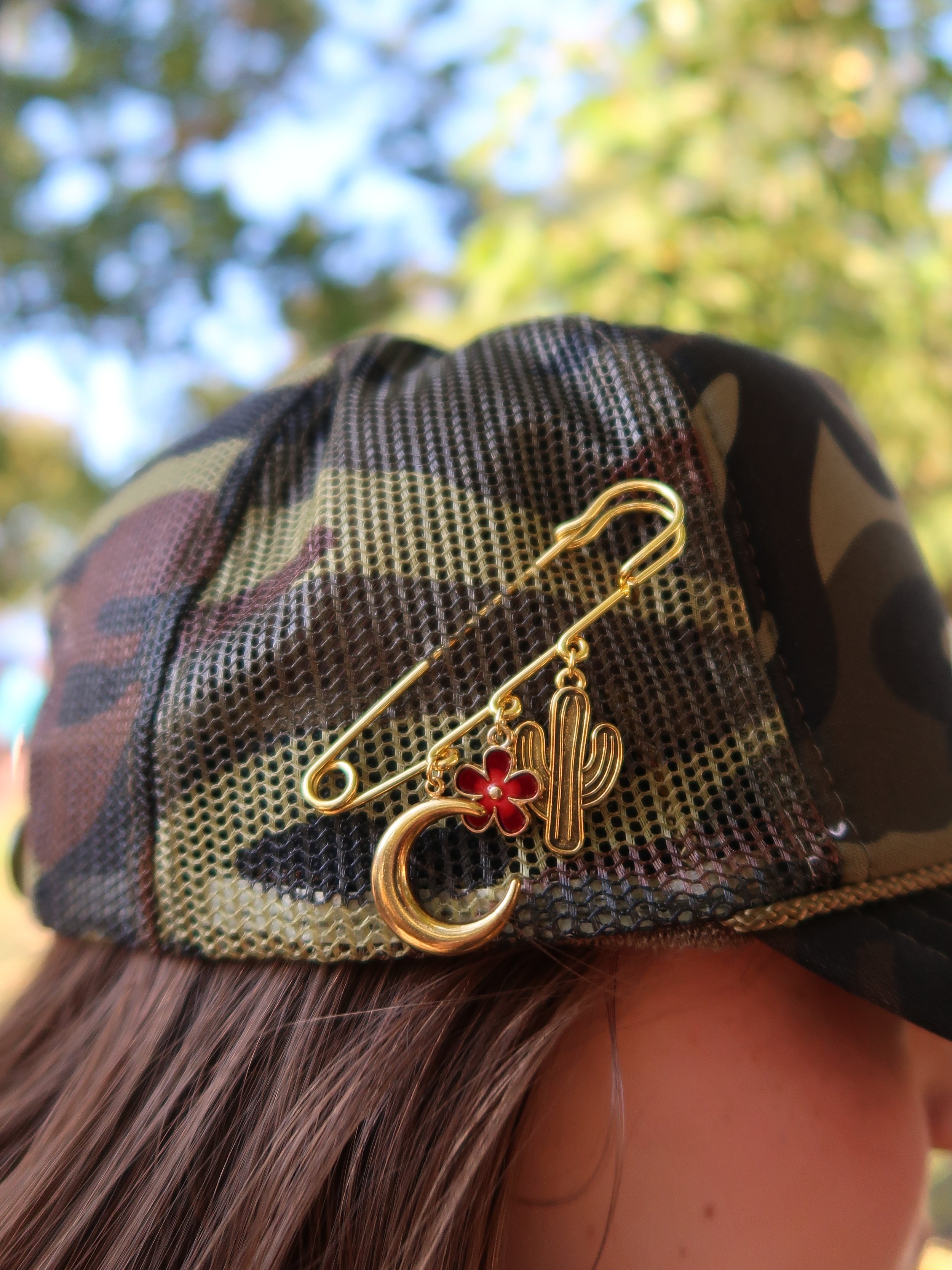 The Hiker Camouflage Trucker Hat: For The Nature Lover - charmer design bar