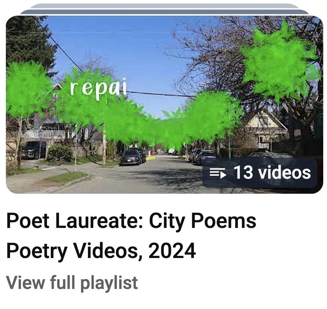 2024 City Poems Playlist. Click on image to watch.