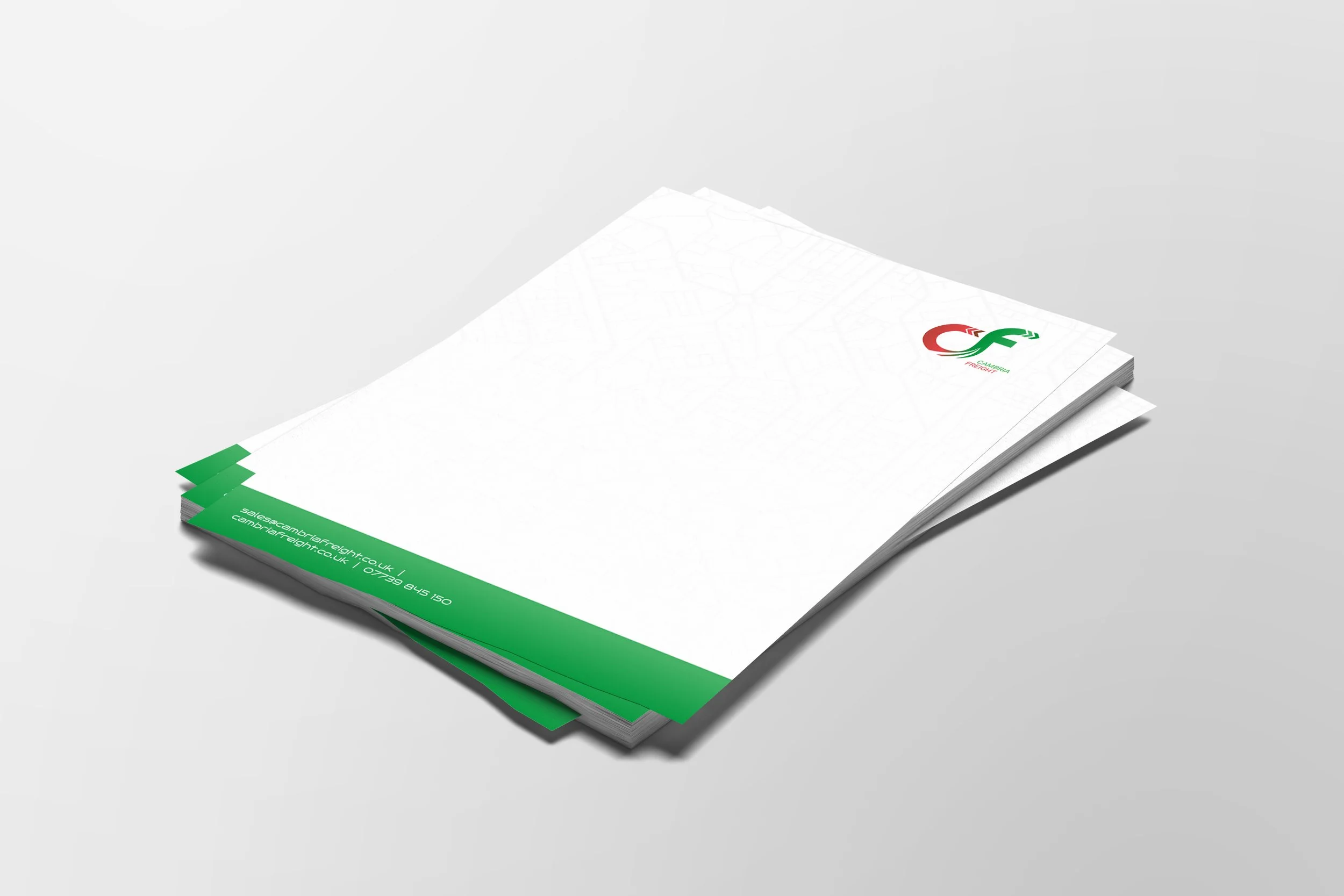 Cambria Freight Letterhead Design