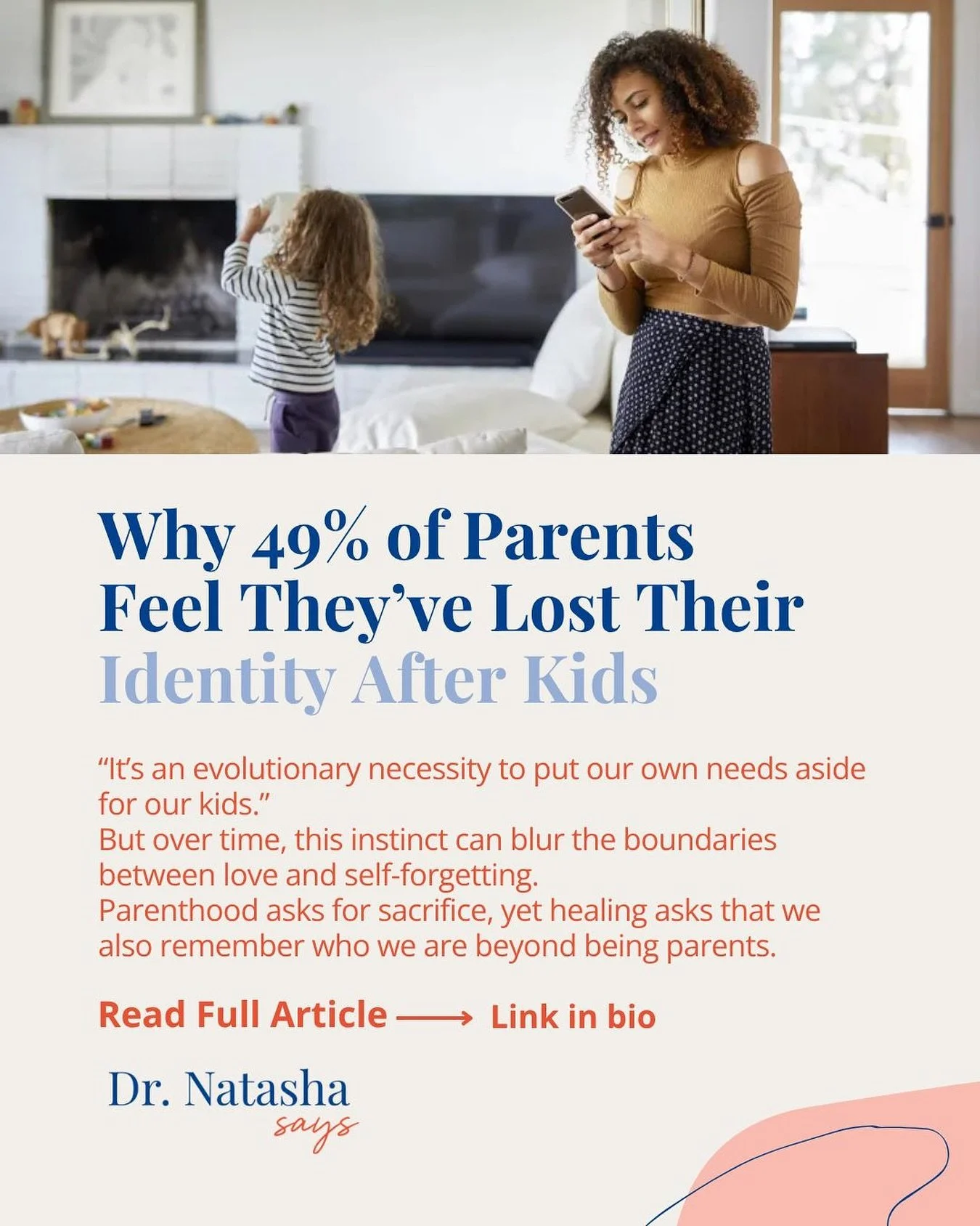 The grieving process of identity loss? It’s real, and it matters.
Our culture often minimizes the darker feelings that are associated with parenting, but paying attention to them is just as important for parents as it is for kids.
Thanks to @