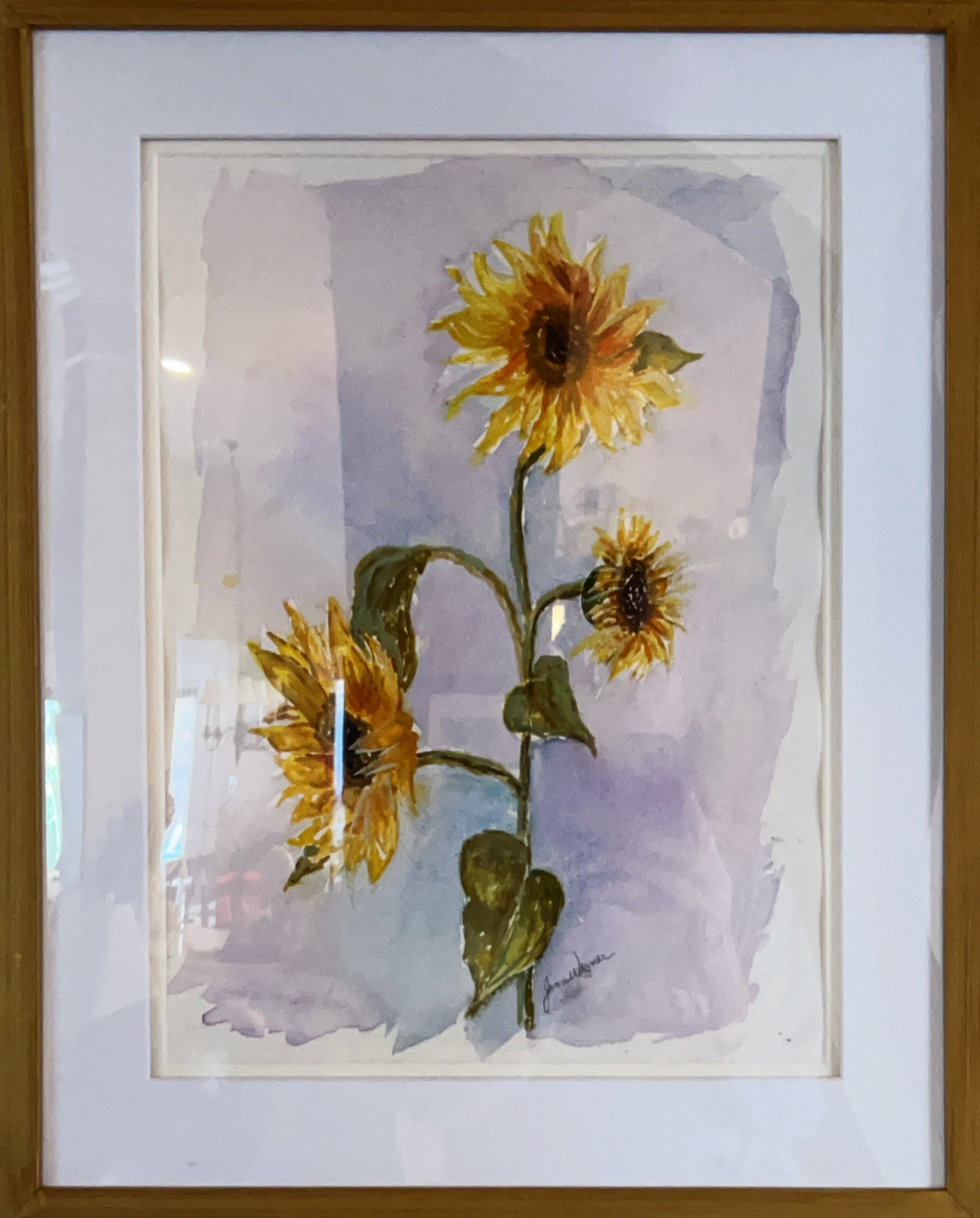 Three Sunflowers (second study)