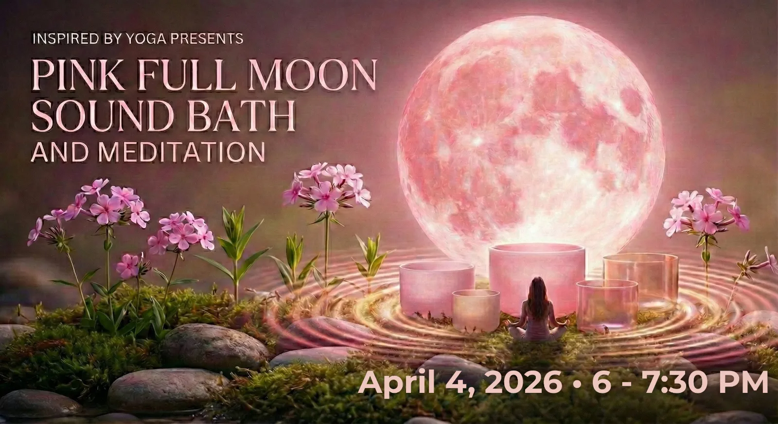 Celebrate Renewal: Pink Full Moon Sound Bath