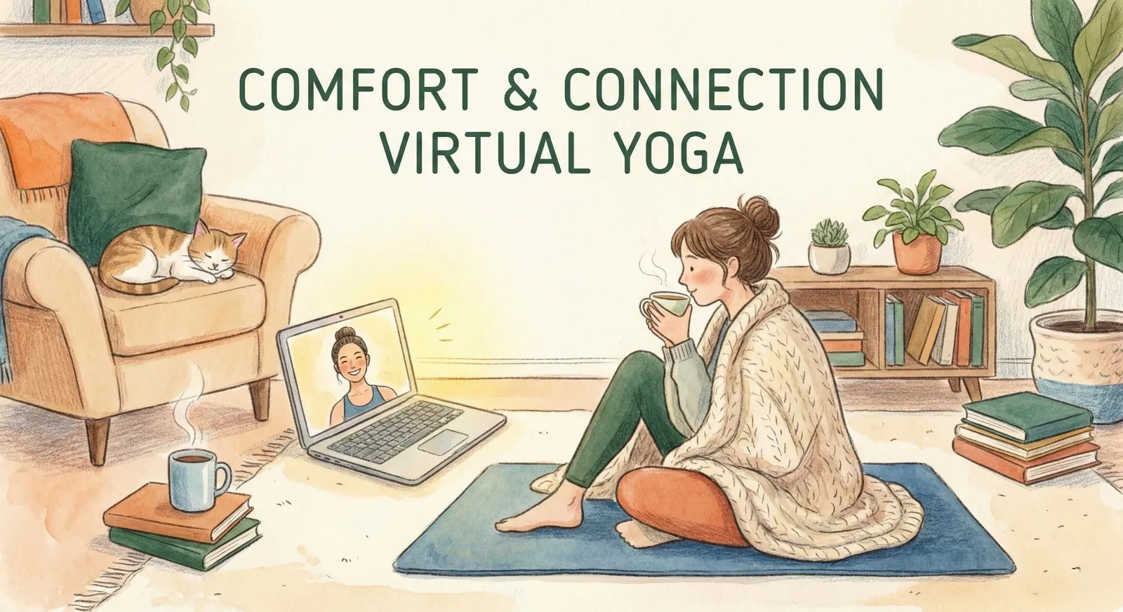 Virtual Yoga: Gentle &amp; Restorative 