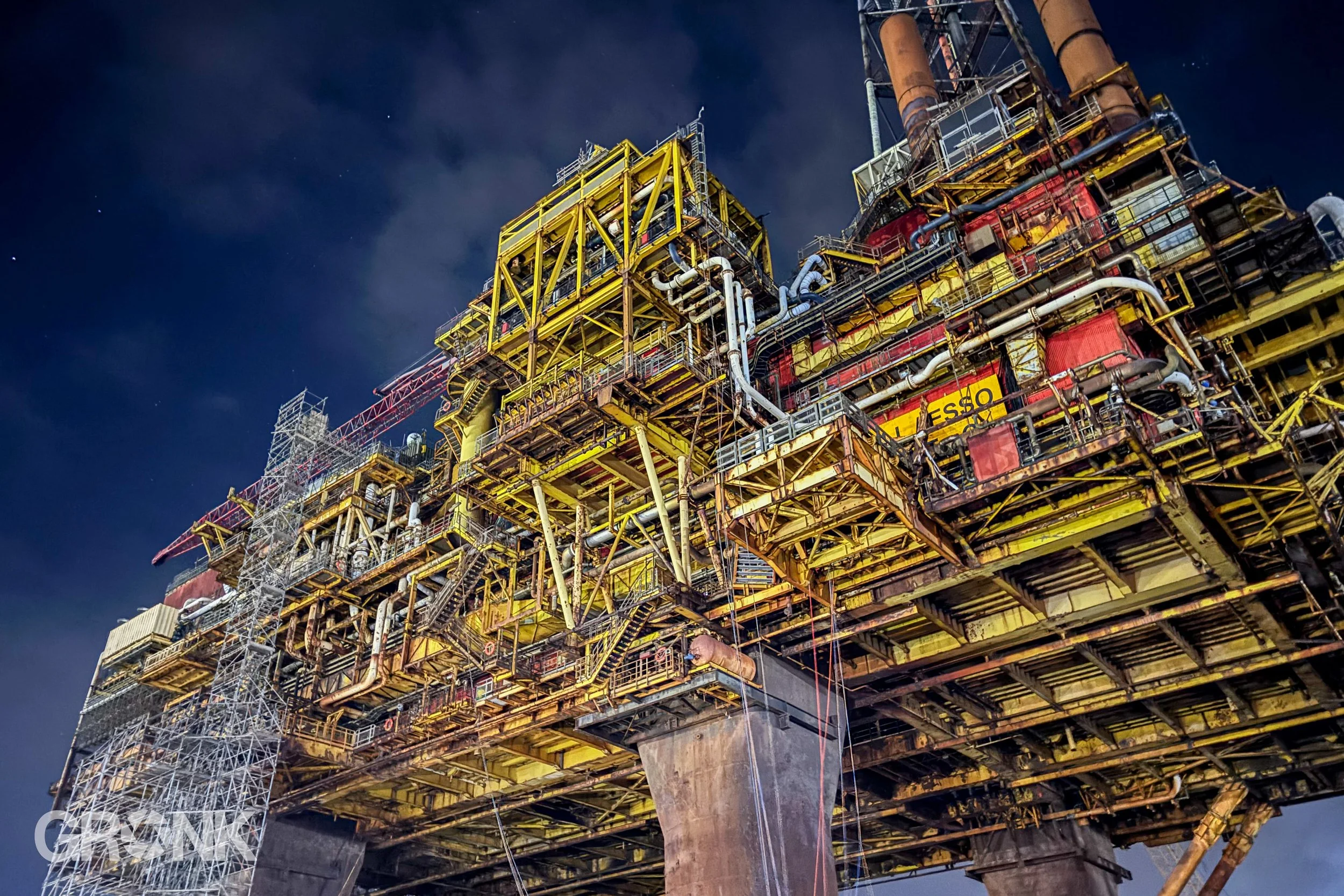 Brent Charlie Oil Rig